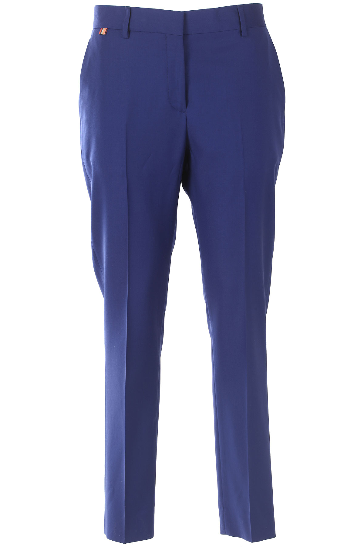 Paul Smith Pantalon Femme , Bleu, Coton, 2017, 40 44 46