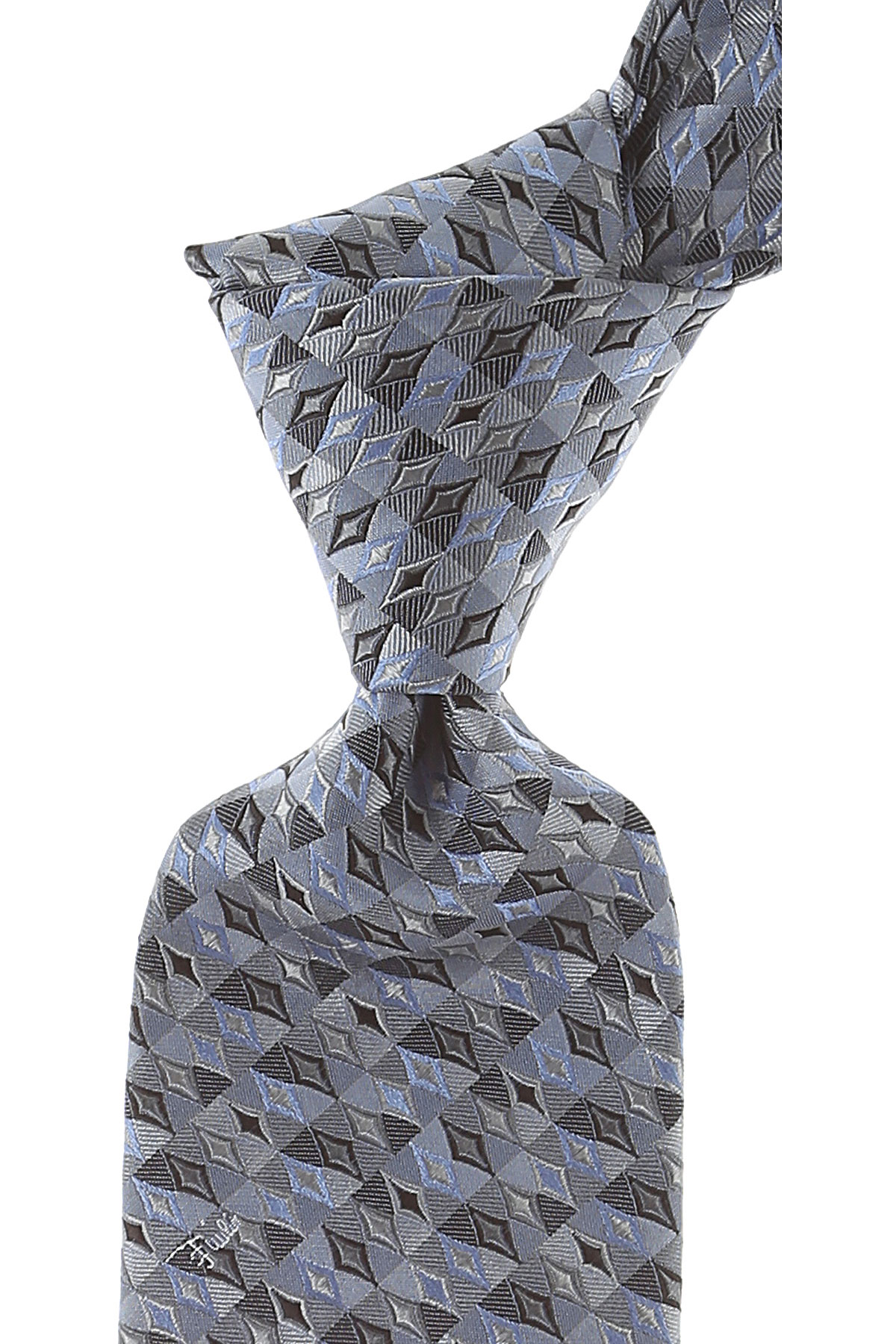 Cravates Emilio Pucci , Bleu ciel clair poussié, Soie, 2017