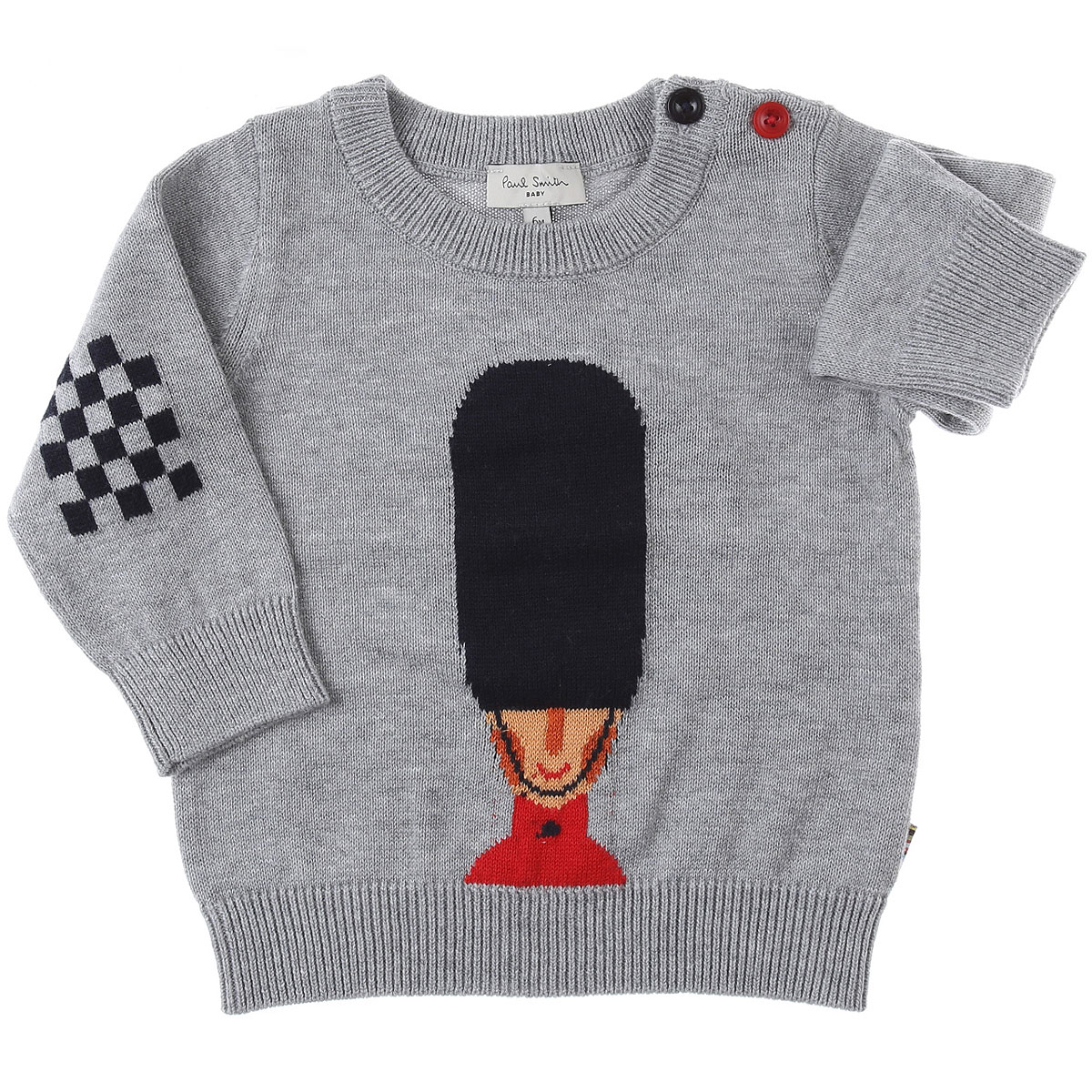 Paul Smith Baby Pullover für Jungen Günstig im Sale, Grau, Baumwolle, 2017, 12 M 18M 2Y 3Y 6M 9M