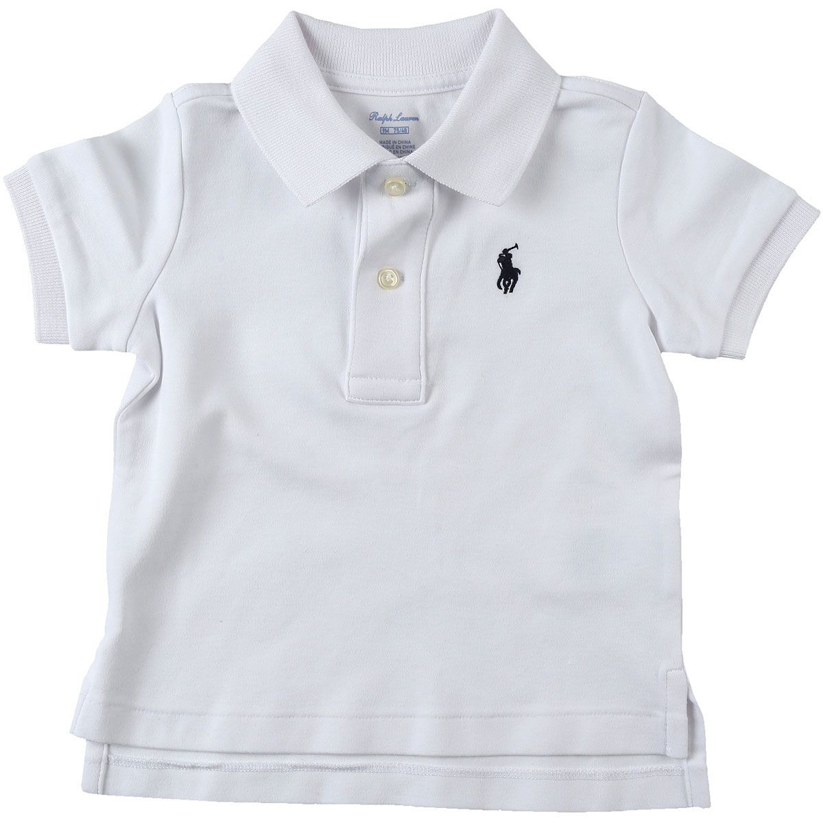 Ralph Lauren T-Shirt Bébé pour Garçon, Blanc, Coton, 2017, 12M 18M 3M