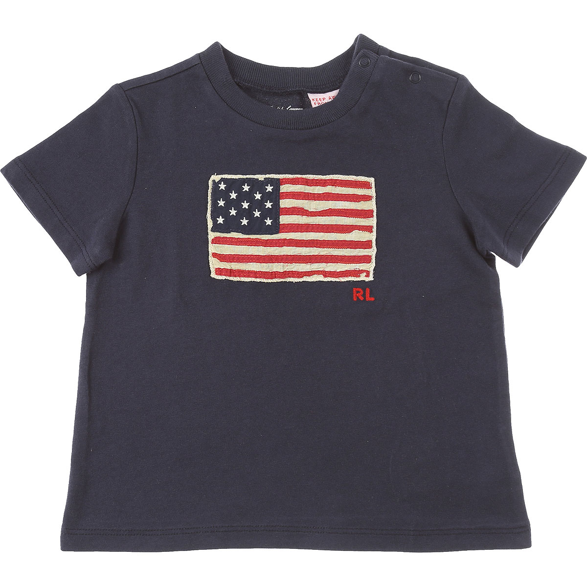 Ralph Lauren Baby T-Shirt für Jungen Günstig im Outlet Sale, Blau, Baumwolle, 2017, 12 M 9M
