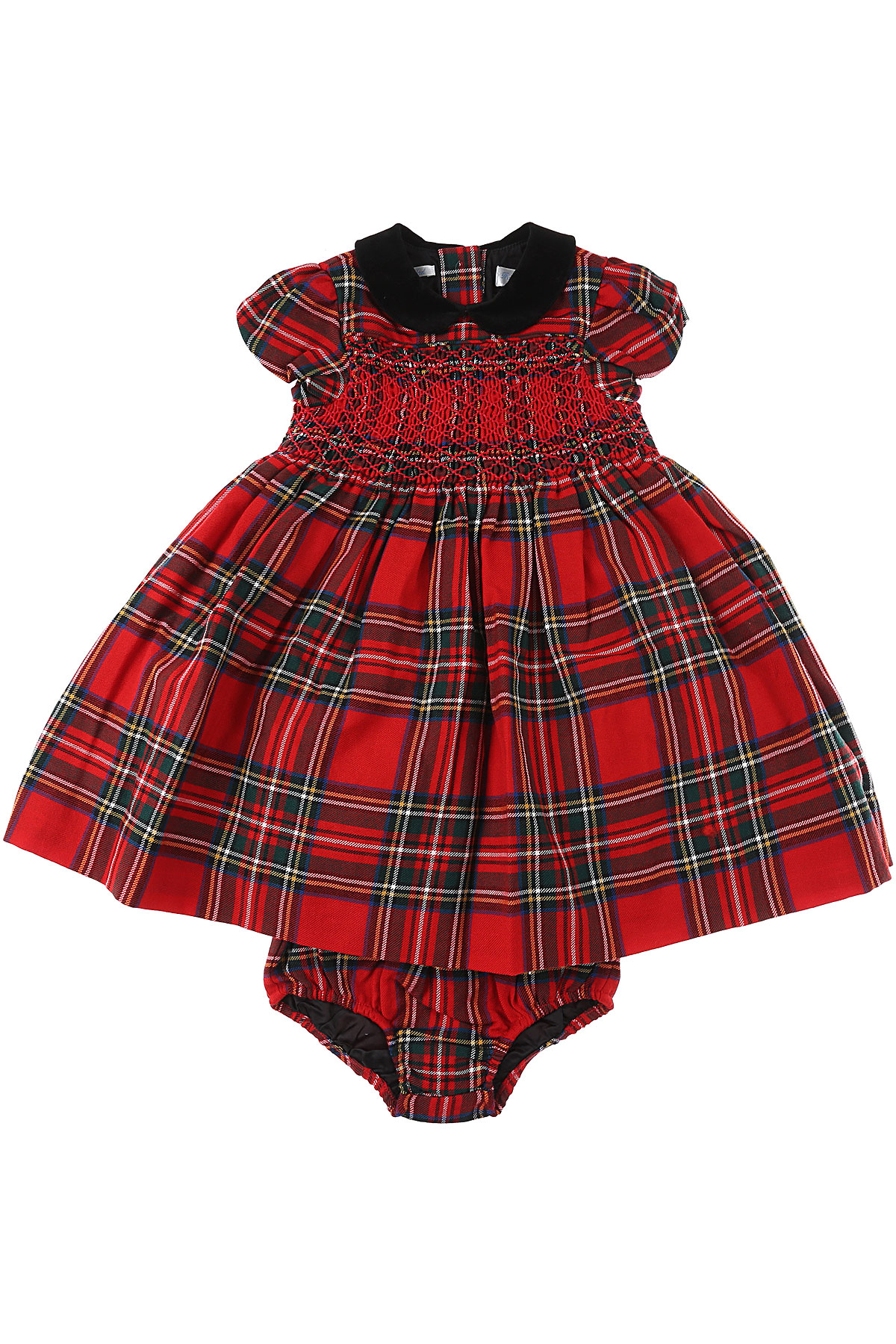 Ralph Lauren Baby Kleid für Mädchen Günstig im Sale, Rot, Wolle, 2017, 12M 18M 2Y 6M