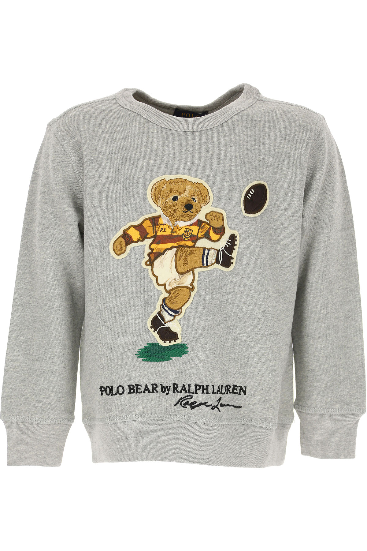 Ralph Lauren Kinder Sweatshirt & Kapuzenpullover für Jungen Günstig im Sale, Grau, Baumwolle, 2017, 2Y 3Y 4Y
