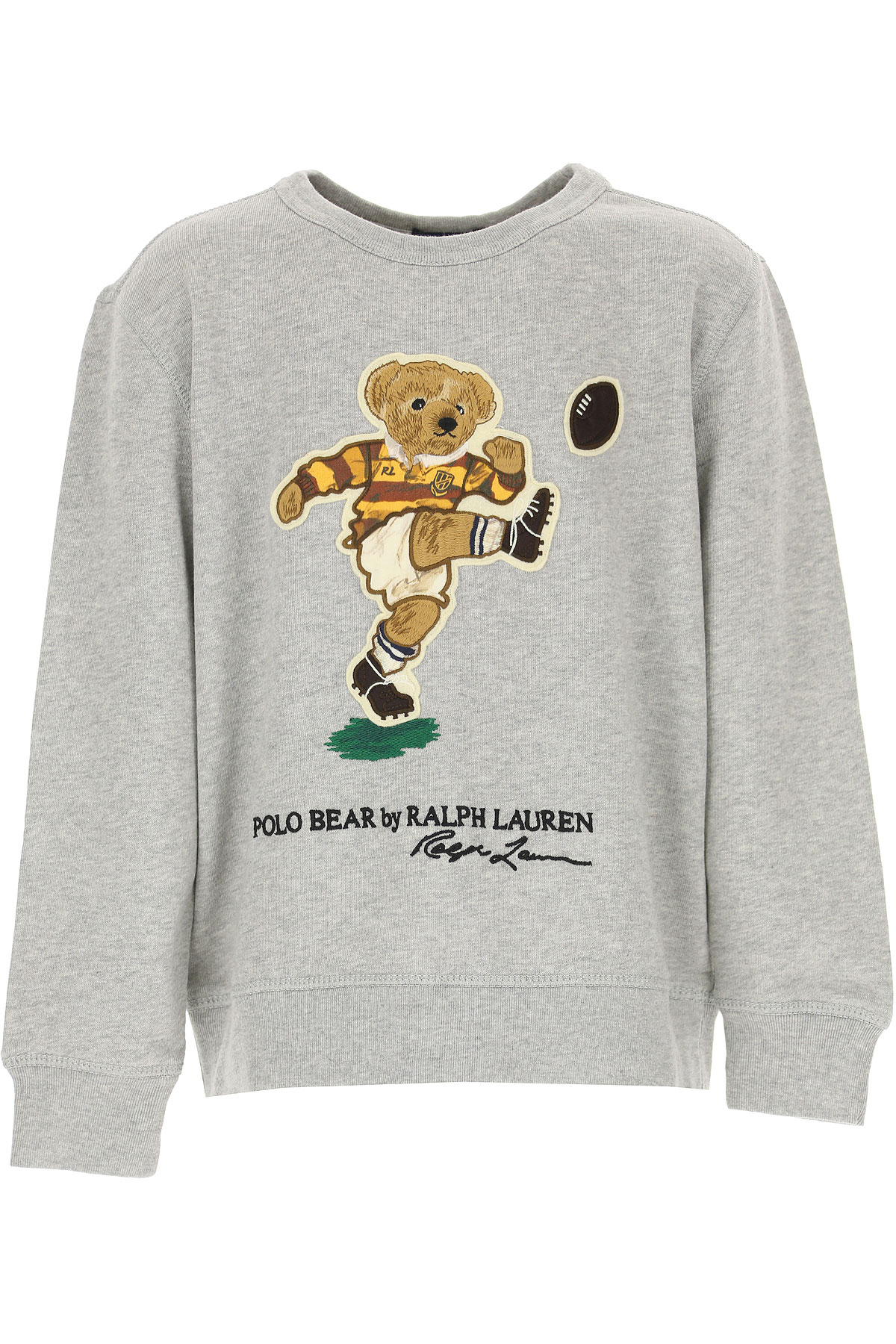 Ralph Lauren Kinder Sweatshirt & Kapuzenpullover für Jungen Günstig im Sale, Grau, Baumwolle, 2017, 5Y 6Y 7Y