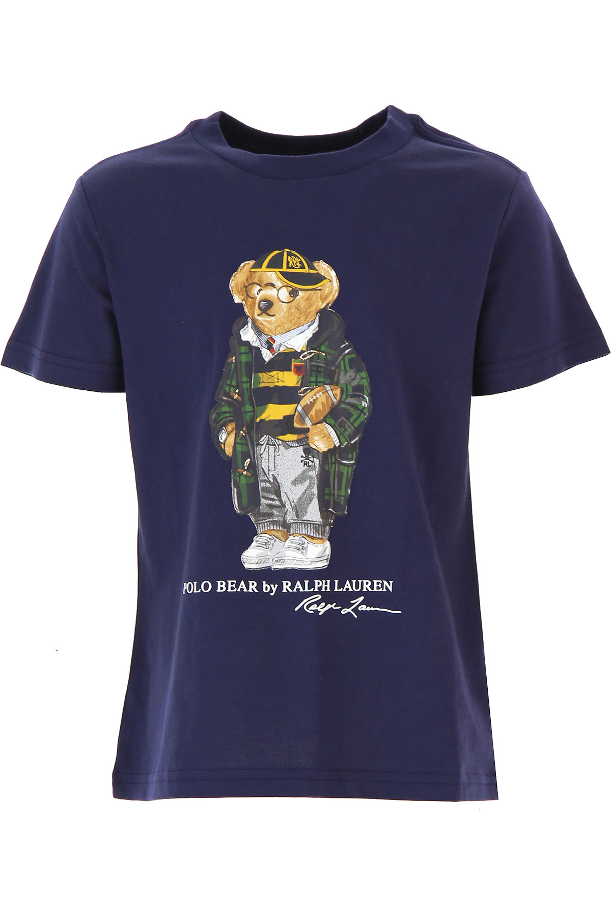 Ralph Lauren Kinder T-Shirt für Jungen Günstig im Sale, Marine blau, Baumwolle, 2017, 5Y 6Y 7Y