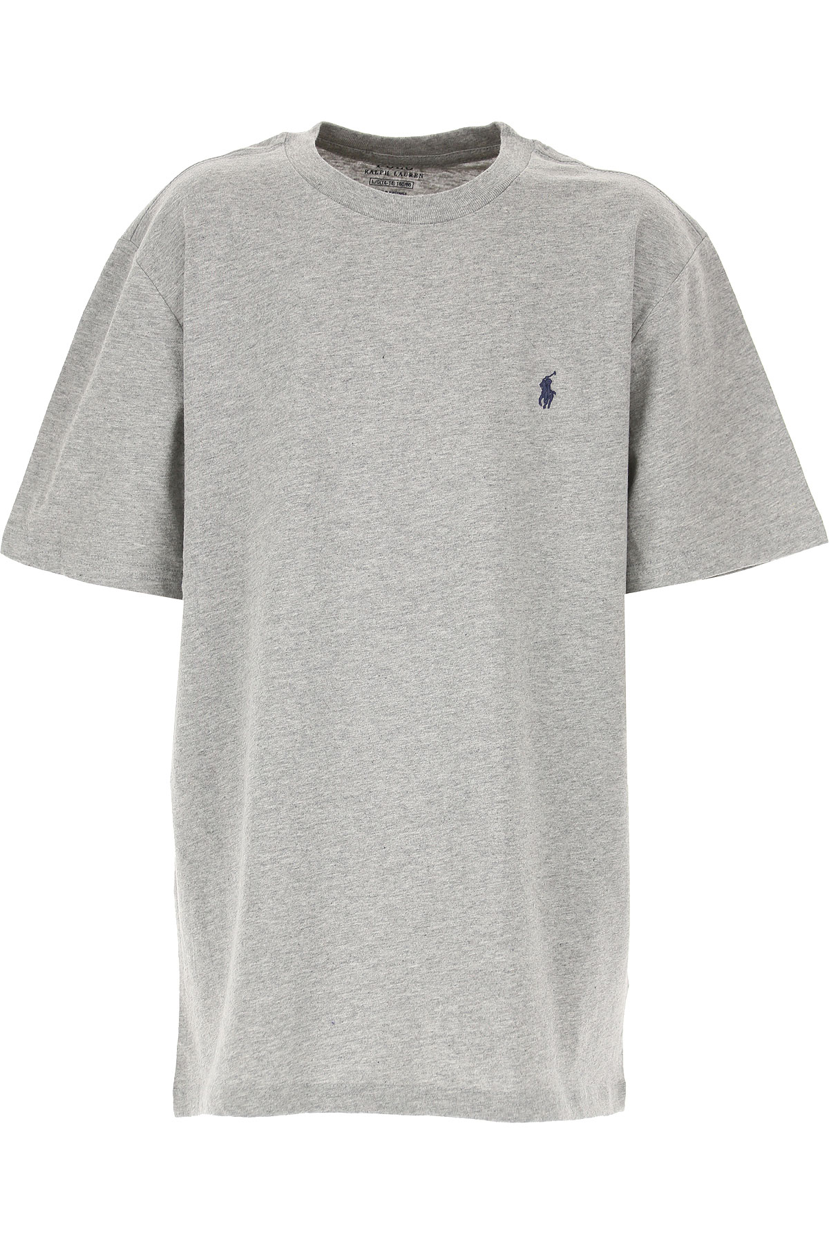 Ralph Lauren Kinder T-Shirt für Jungen, Grau, Baumwolle, 2017, S XL