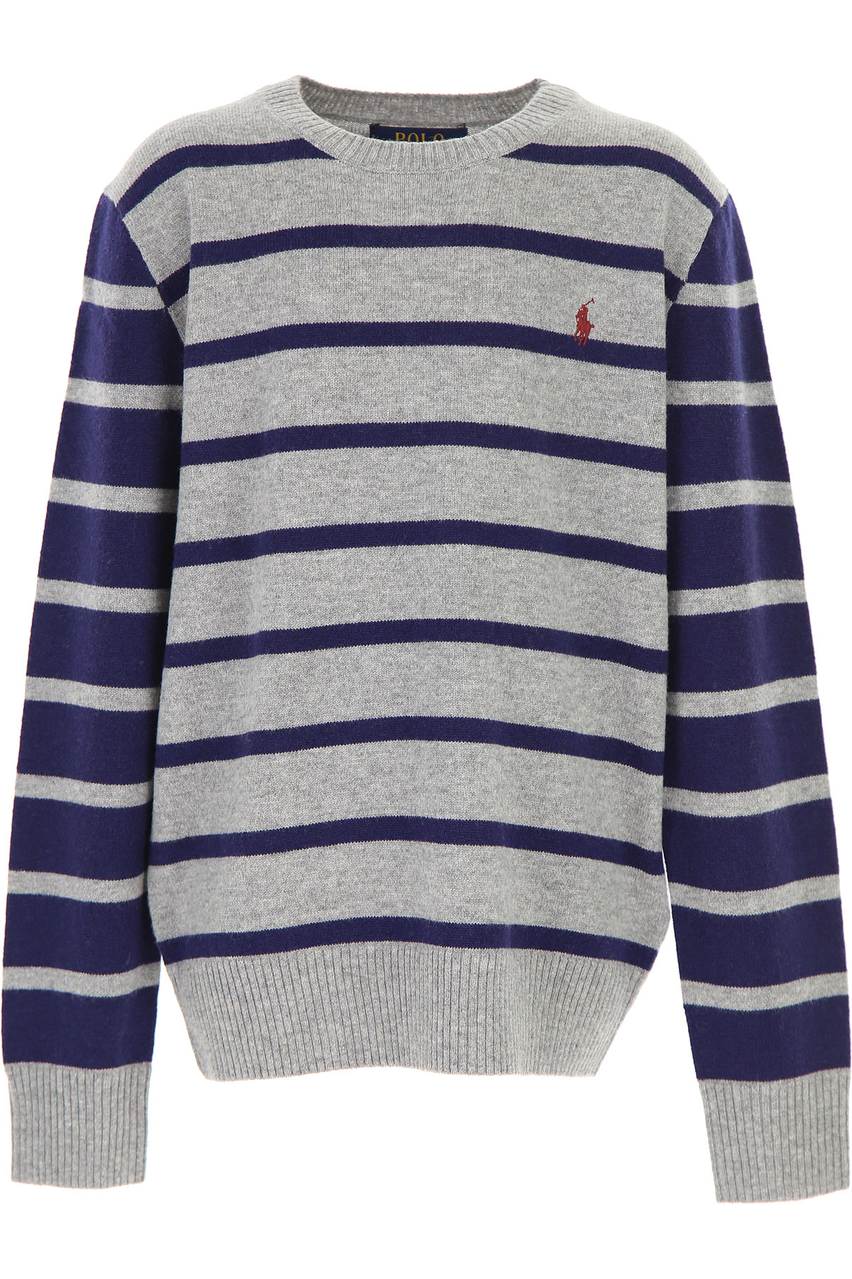Ralph Lauren Kinder Pullover für Jungen Günstig im Outlet Sale, Grau, Wolle, 2017, 2Y 4Y L S