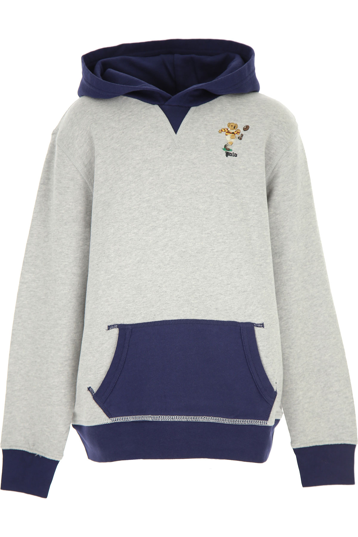 Ralph Lauren Kinder Sweatshirt & Kapuzenpullover für Jungen Günstig im Sale, Grau, Baumwolle, 2017, 2Y L M S XL