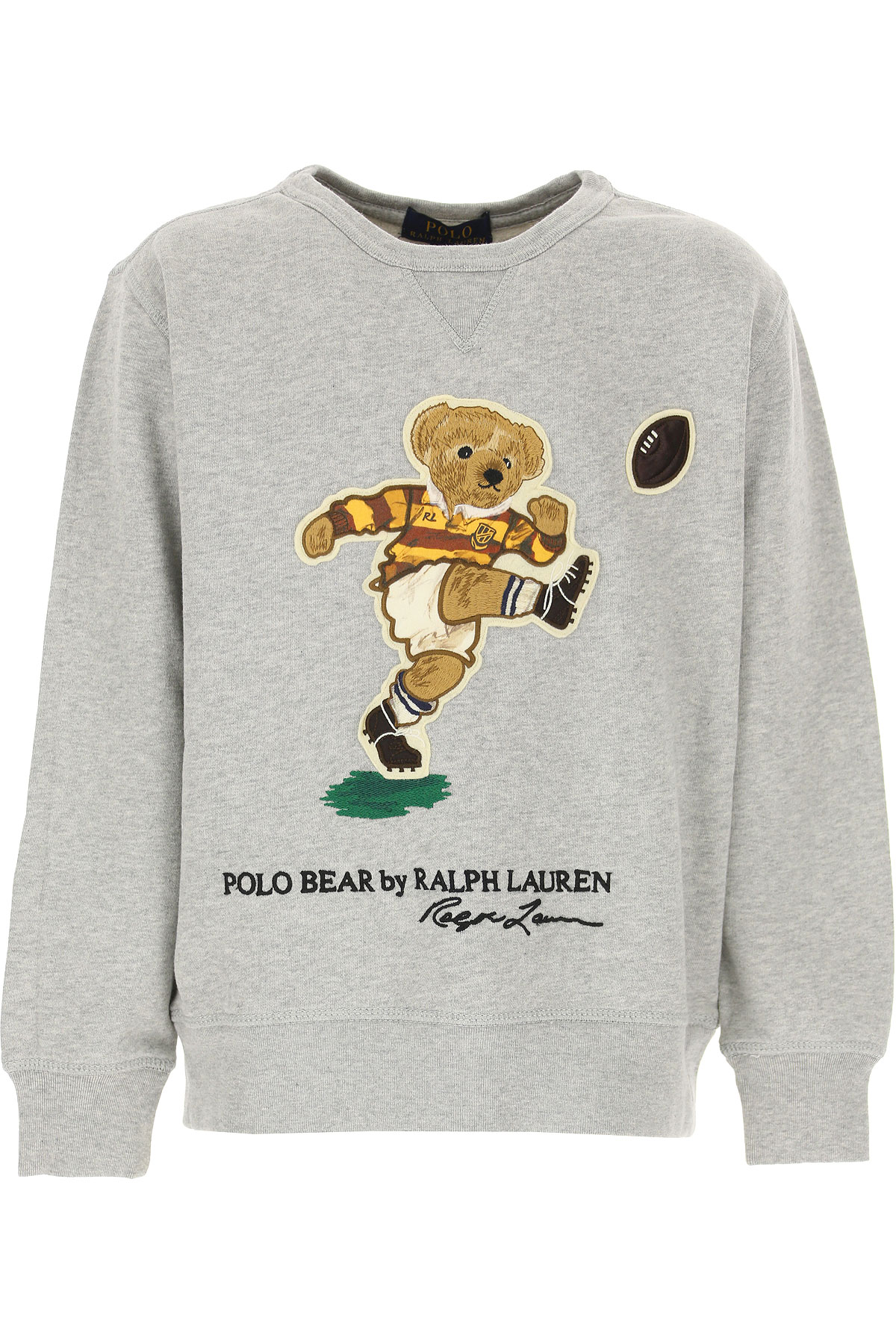 Ralph Lauren Kinder Sweatshirt & Kapuzenpullover für Jungen Günstig im Sale, Grau, Baumwolle, 2017, L M S XL