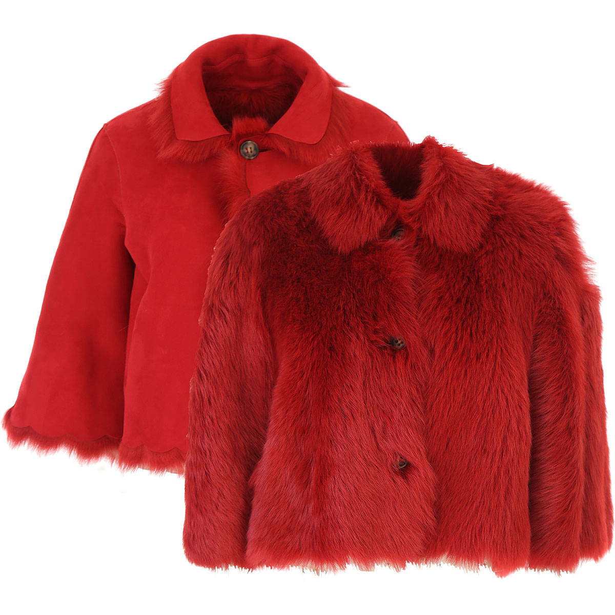 RED ValentIno Jacke für Damen Günstig im Sale, Rot, Leder, 2017, 40 M