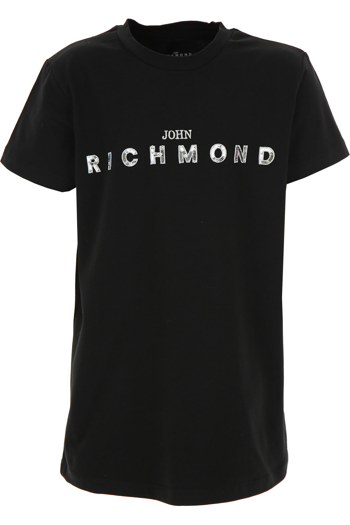 Richmond Kinder T-Shirt für Mädchen Günstig im Sale, Schwarz, Baumwolle, 2017, 10Y 12Y