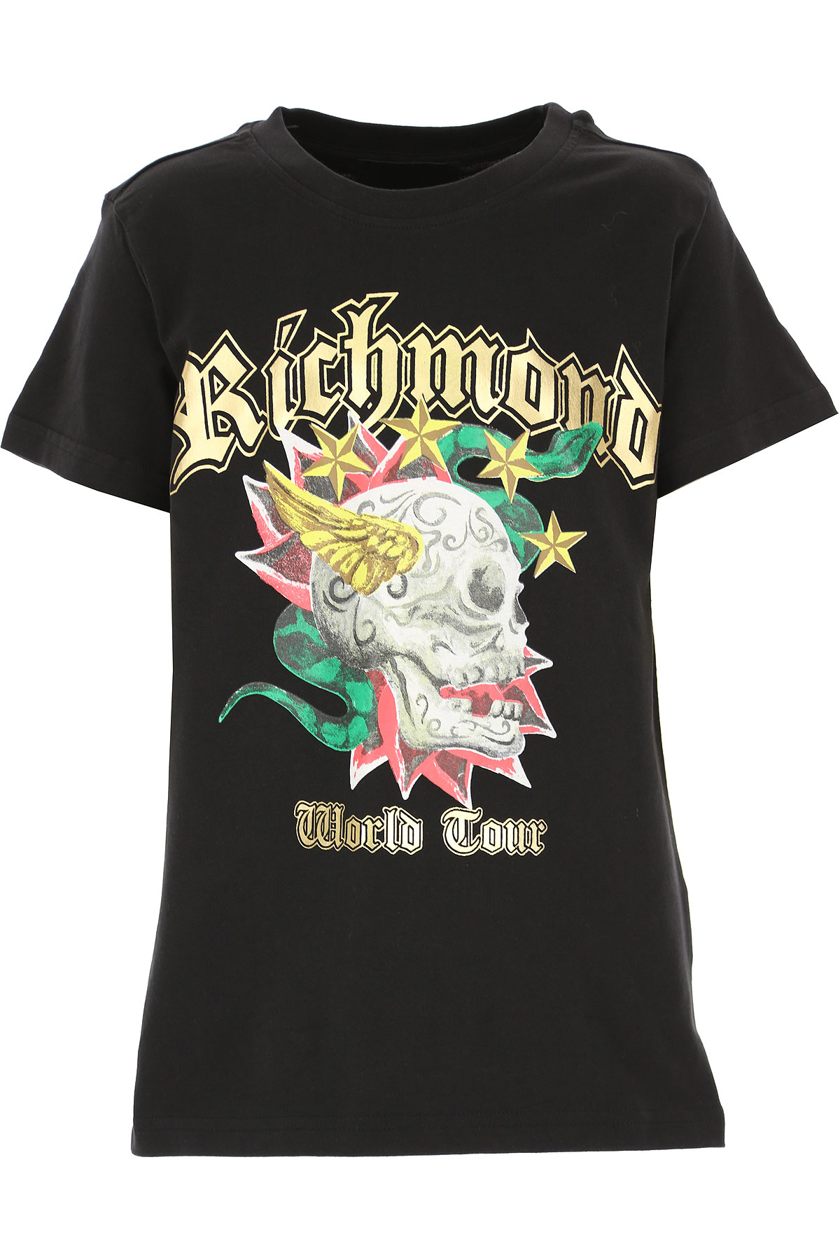 Richmond Kinder T-Shirt für Jungen Günstig im Sale, Schwarz, Baumwolle, 2017, 10Y 12Y 16Y 4Y 6Y