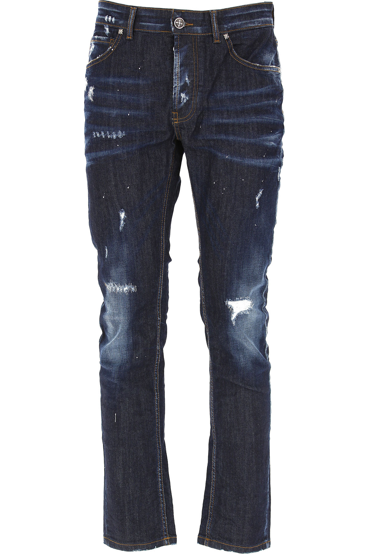 Richmond Jeans, Bluejeans, Denim Jeans für Herren Günstig im Sale, Dunkelblau, Baumwolle, 2017, 46 52