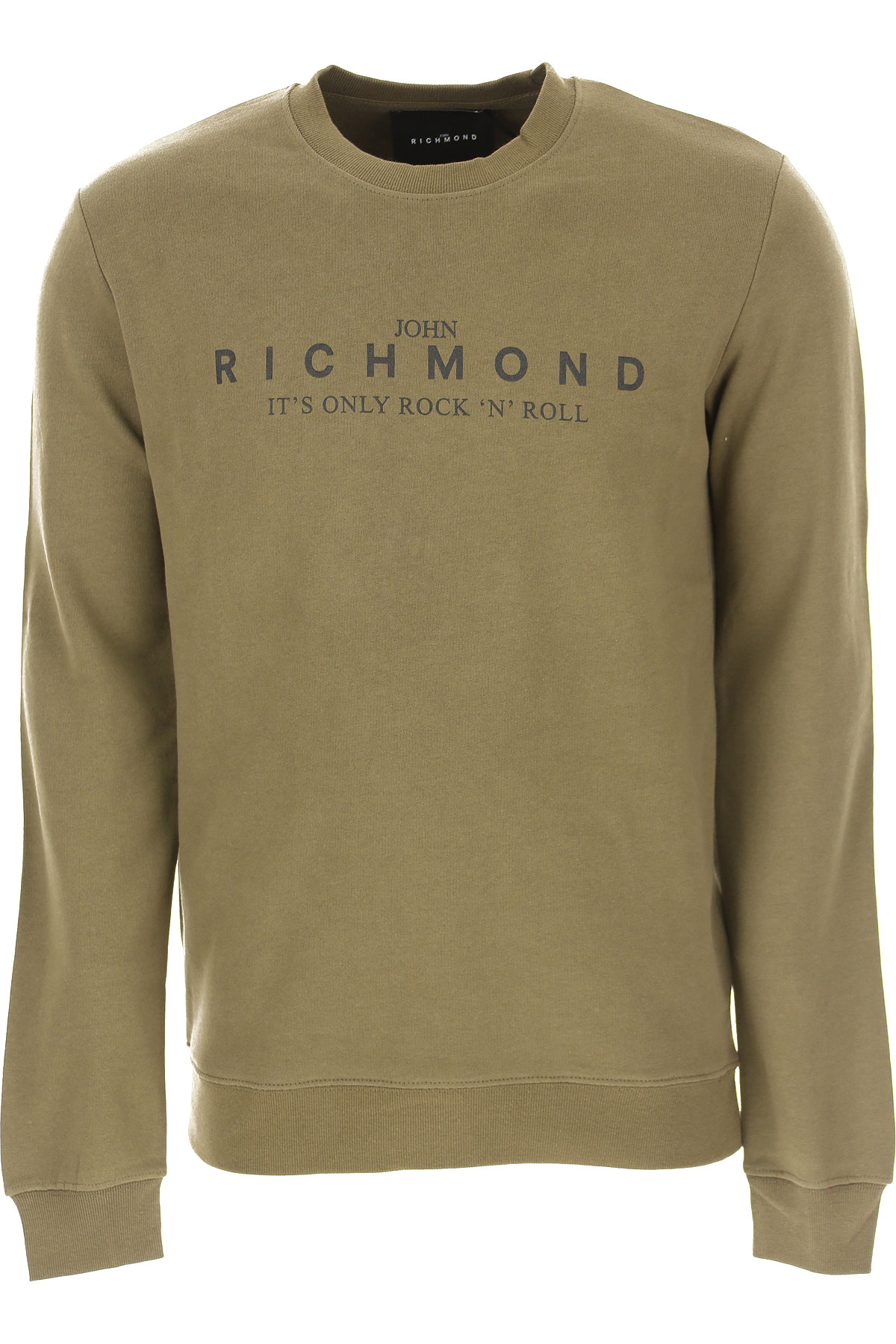 Richmond Sweatshirt für Herren, Kapuzenpulli, Hoodie, Sweats Günstig im Sale, Khaki, Baumwolle, 2017, M S XL