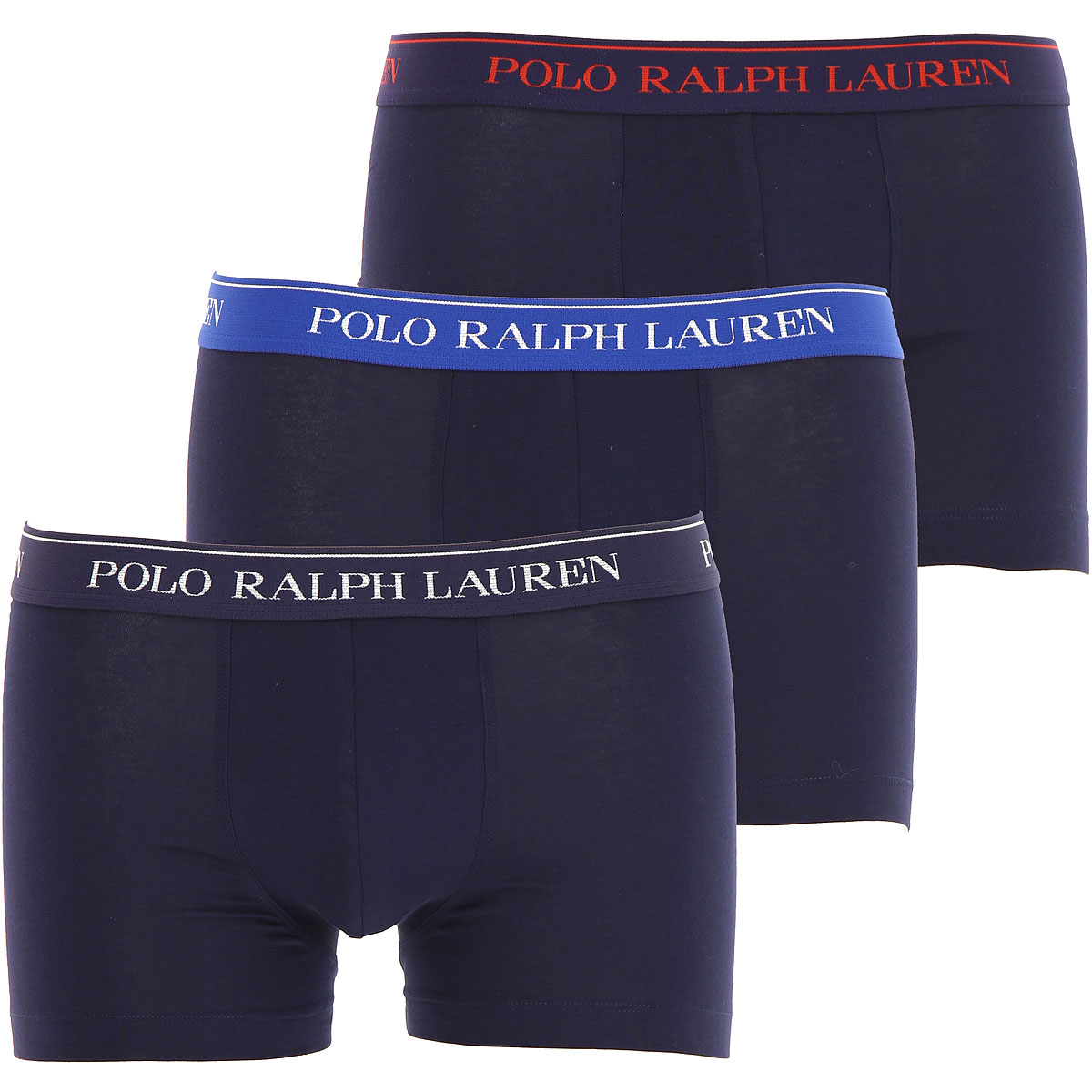 Ralph Lauren Boxer Shorts für Herren, Unterhose, Short, Boxer Günstig im Sale, 3 Pack, Marineblau, Baumwolle, 2017, L M S XL