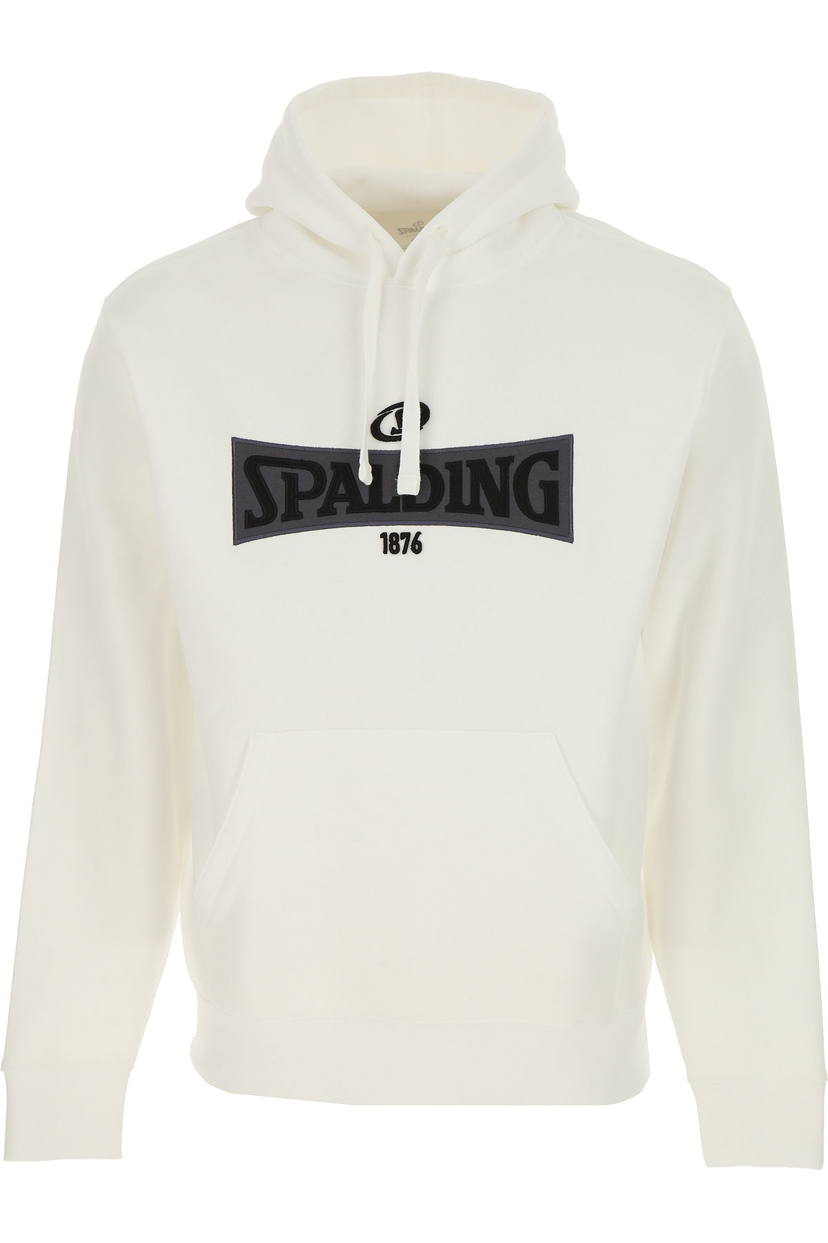 Spalding Sweatshirt für Herren, Kapuzenpulli, Hoodie, Sweats Günstig im Sale, Weiss, Baumwolle, 2017, L M XL XXL