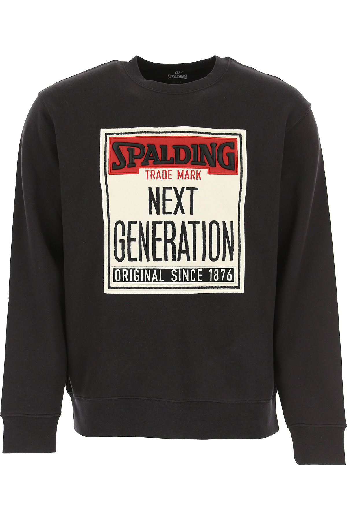 Spalding Sweatshirt für Herren, Kapuzenpulli, Hoodie, Sweats Günstig im Sale, Schwarz, Baumwolle, 2017, L M S XL XXL
