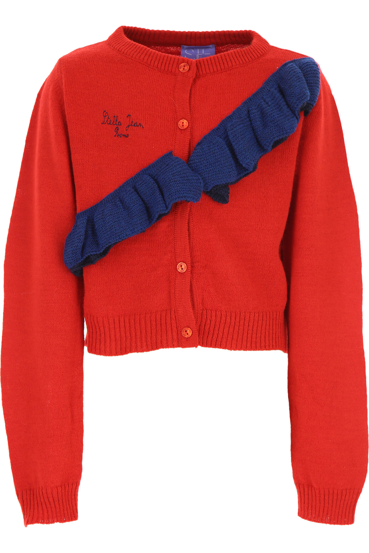 Stella Jean Kinder Pullover für Mädchen Günstig im Sale, Rot, Acryl, 2017, 10Y 4Y 6Y 8Y