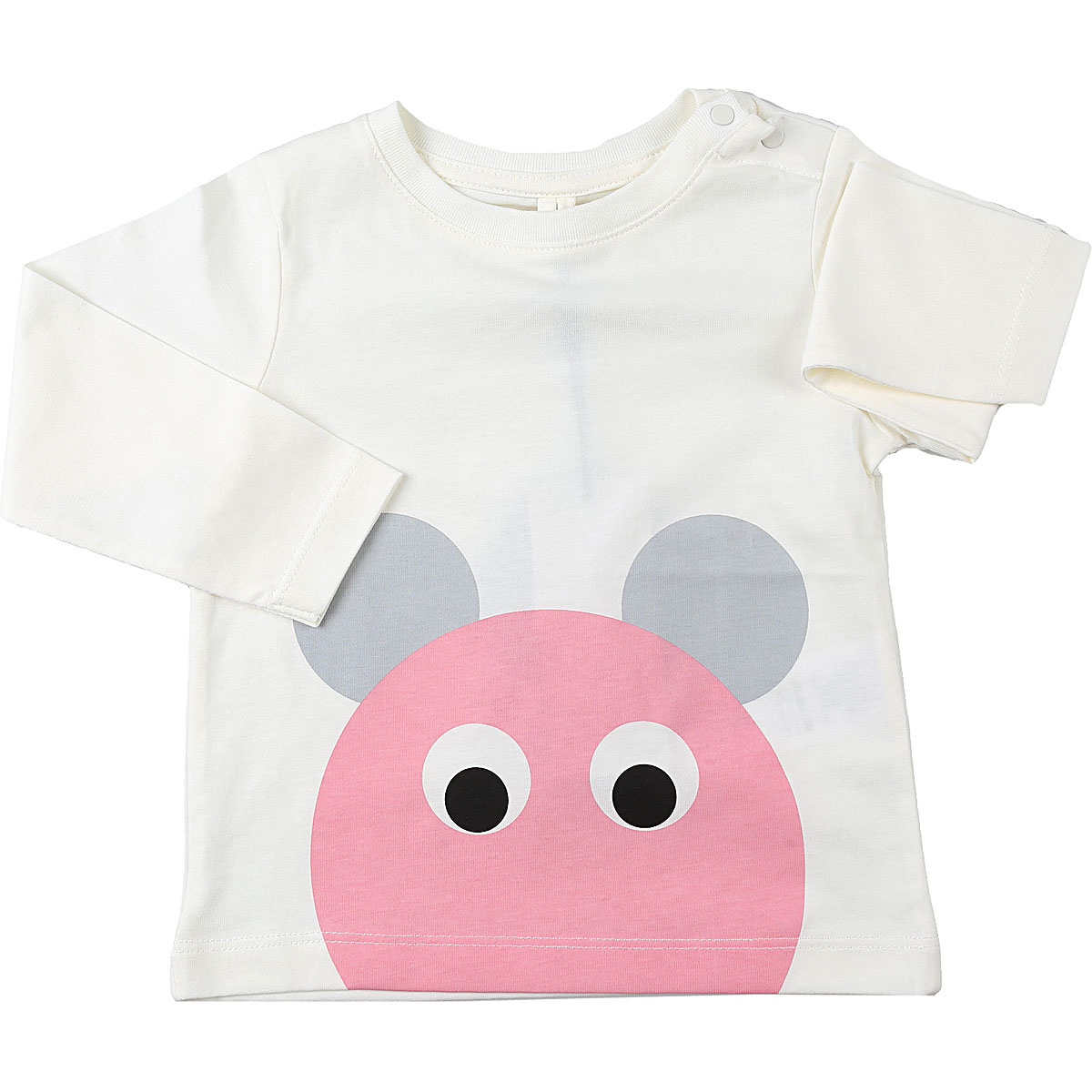 Stella McCartney Baby T-Shirt für Mädchen Günstig im Sale, Weiss, Baumwolle, 2017, 6M 9M