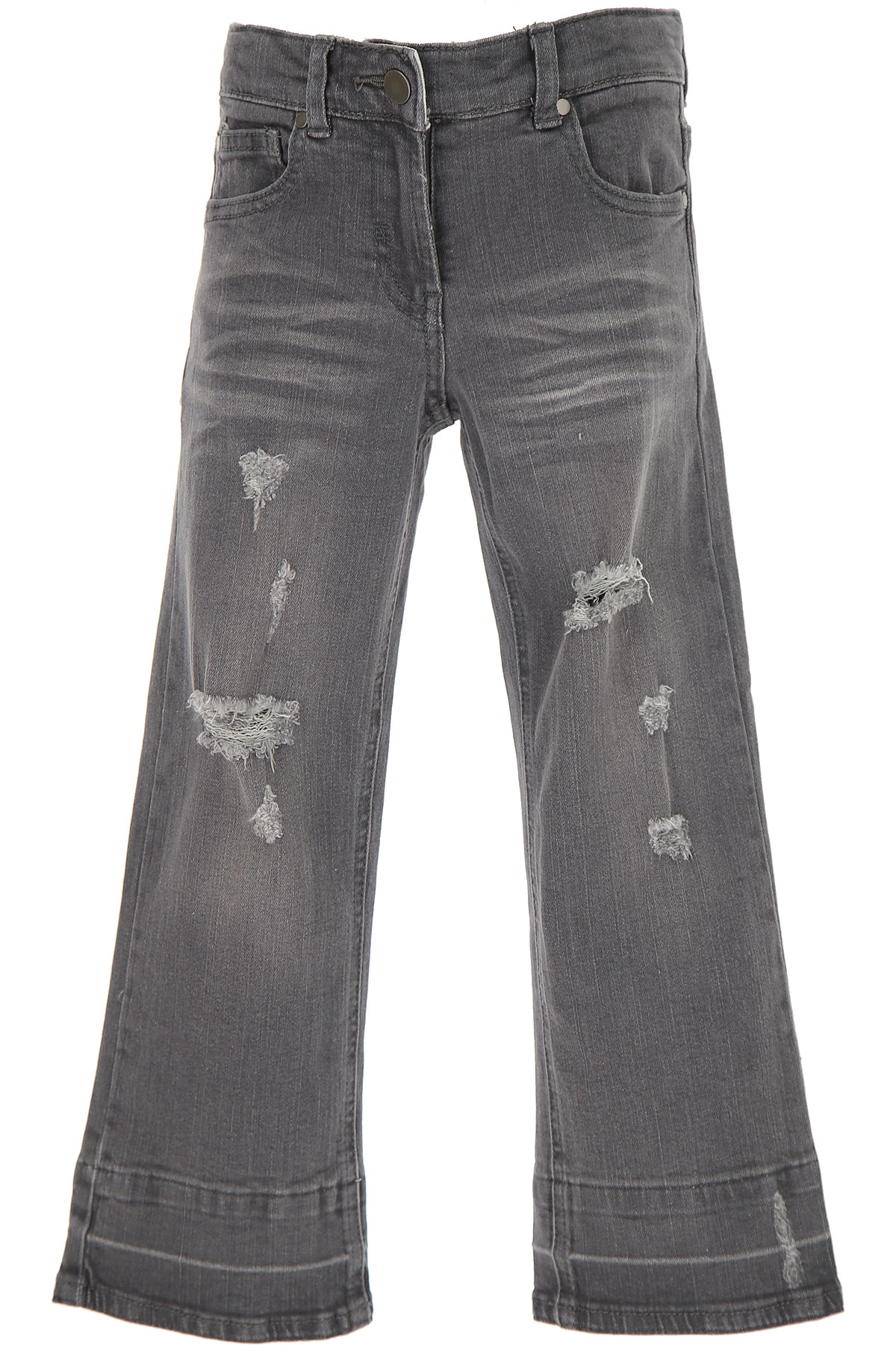 Stella McCartney Kinder Jeans für Mädchen Günstig im Sale, Denim Grau, Baumwolle, 2017, 12Y 4Y