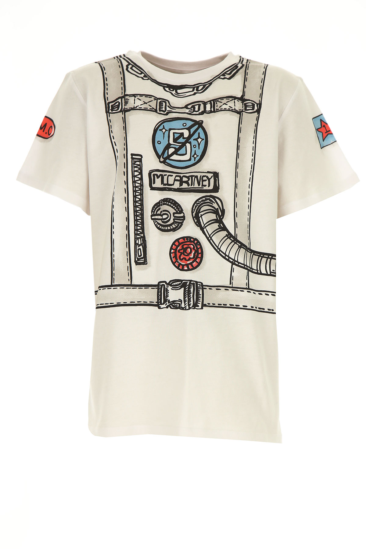 Stella McCartney Kinder T-Shirt für Jungen Günstig im Sale, Weiss, Baumwolle, 2017, 10Y 12Y 14Y 16Y 2Y 3Y 4Y 5Y 8Y