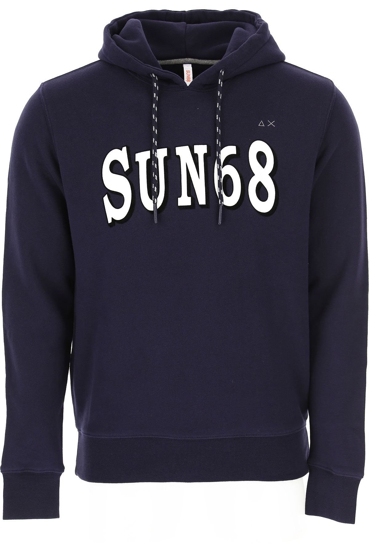 Sun68 Sweatshirt für Herren, Kapuzenpulli, Hoodie, Sweats Günstig im Sale, Marineblau, Baumwolle, 2017, L M S XL