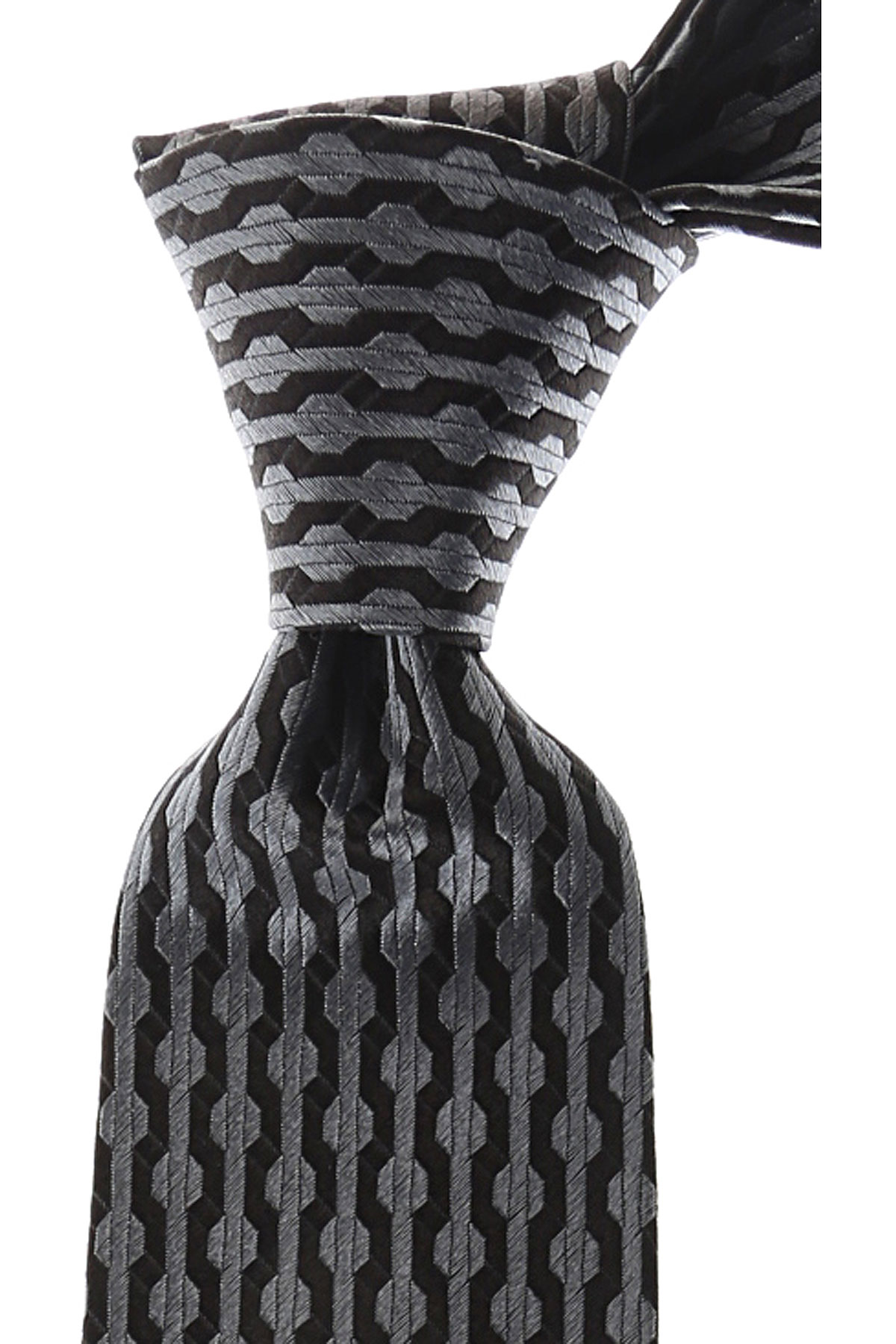 Cravates Gianni Versace , Noir, Soie, 2017