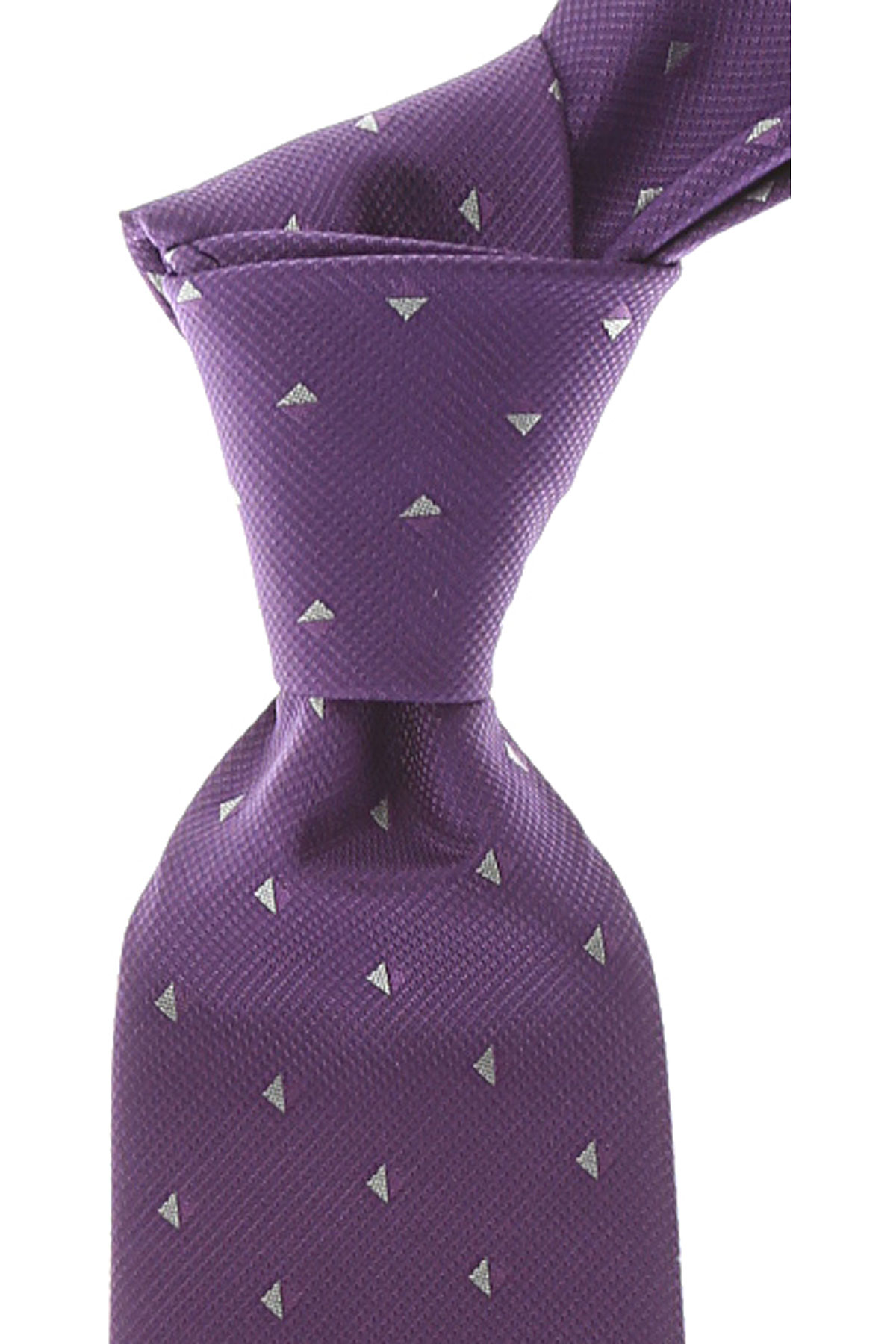 Cravates Gianni Versace , Violet, Soie, 2017