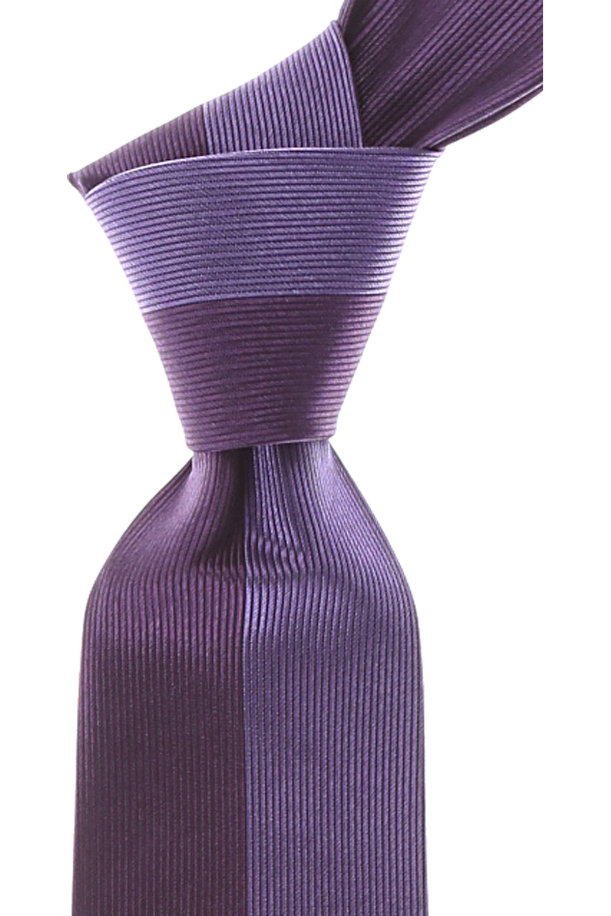 Cravates Gianni Versace , Violet aubergine foncé, Soie, 2017