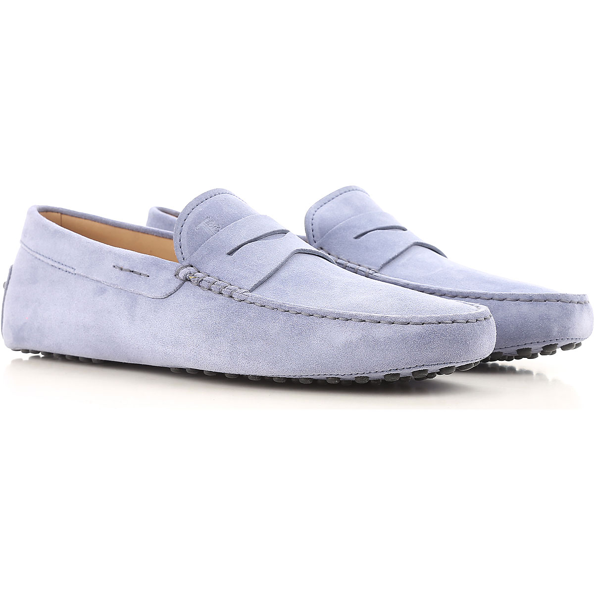 Tod's Mocassin Homme, Lilas, Daim, 2017, 40 41 41.5 42 42.5 43 44 44.5 45
