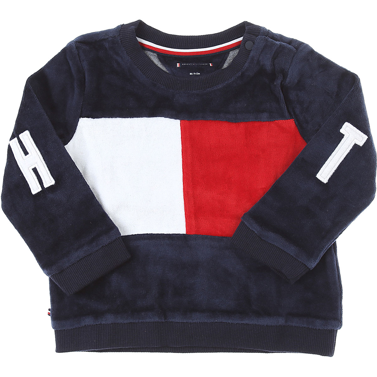 Tommy Hilfiger Baby Sweatshirt & Kapuzenpullover für Jungen Günstig im Sale, Blau, Baumwolle, 2017, 18M 3M 6M 9M