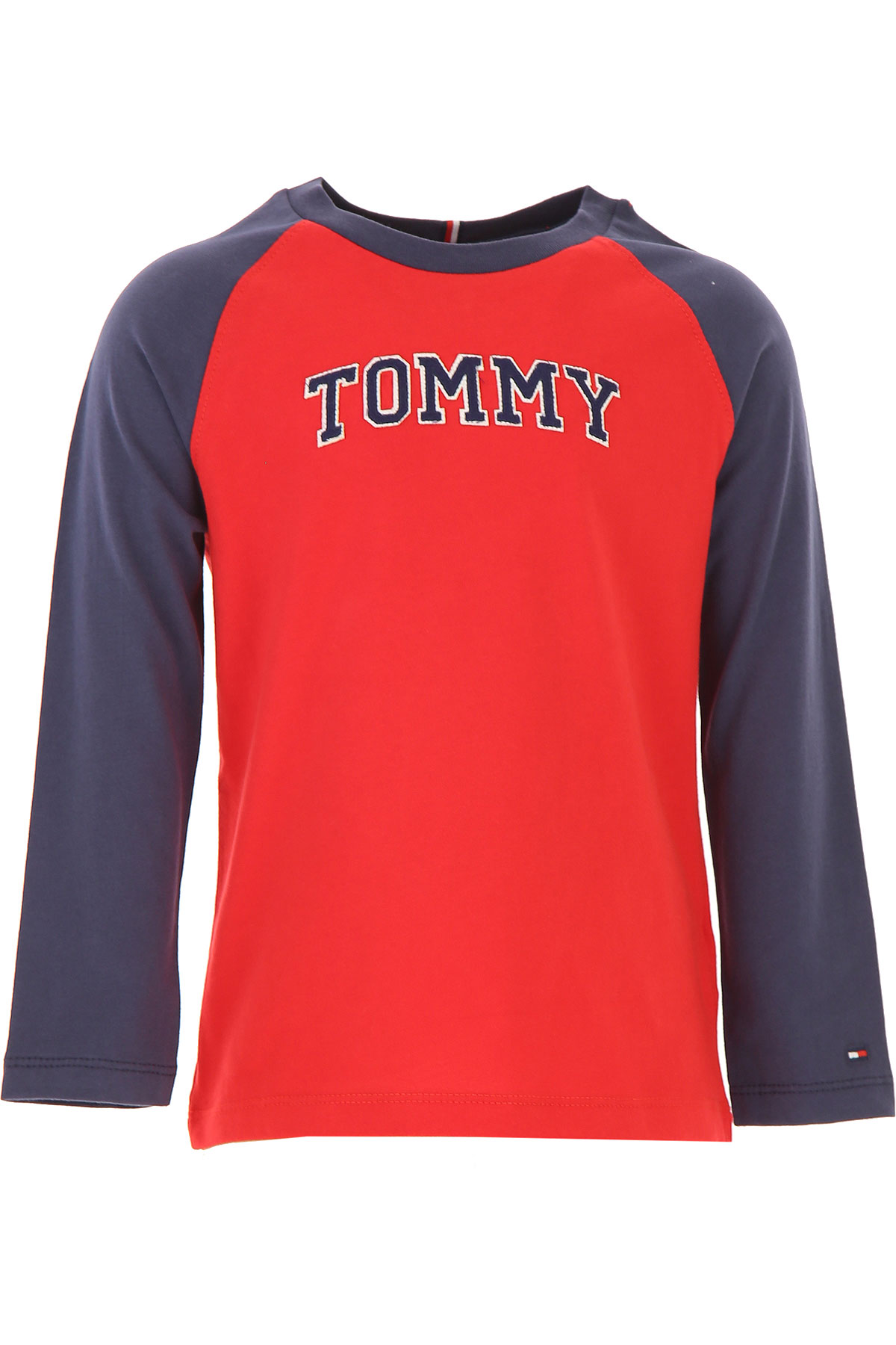 Tommy Hilfiger Kinder T-Shirt für Jungen Günstig im Sale, Rot, Baumwolle, 2017, 6Y 8Y