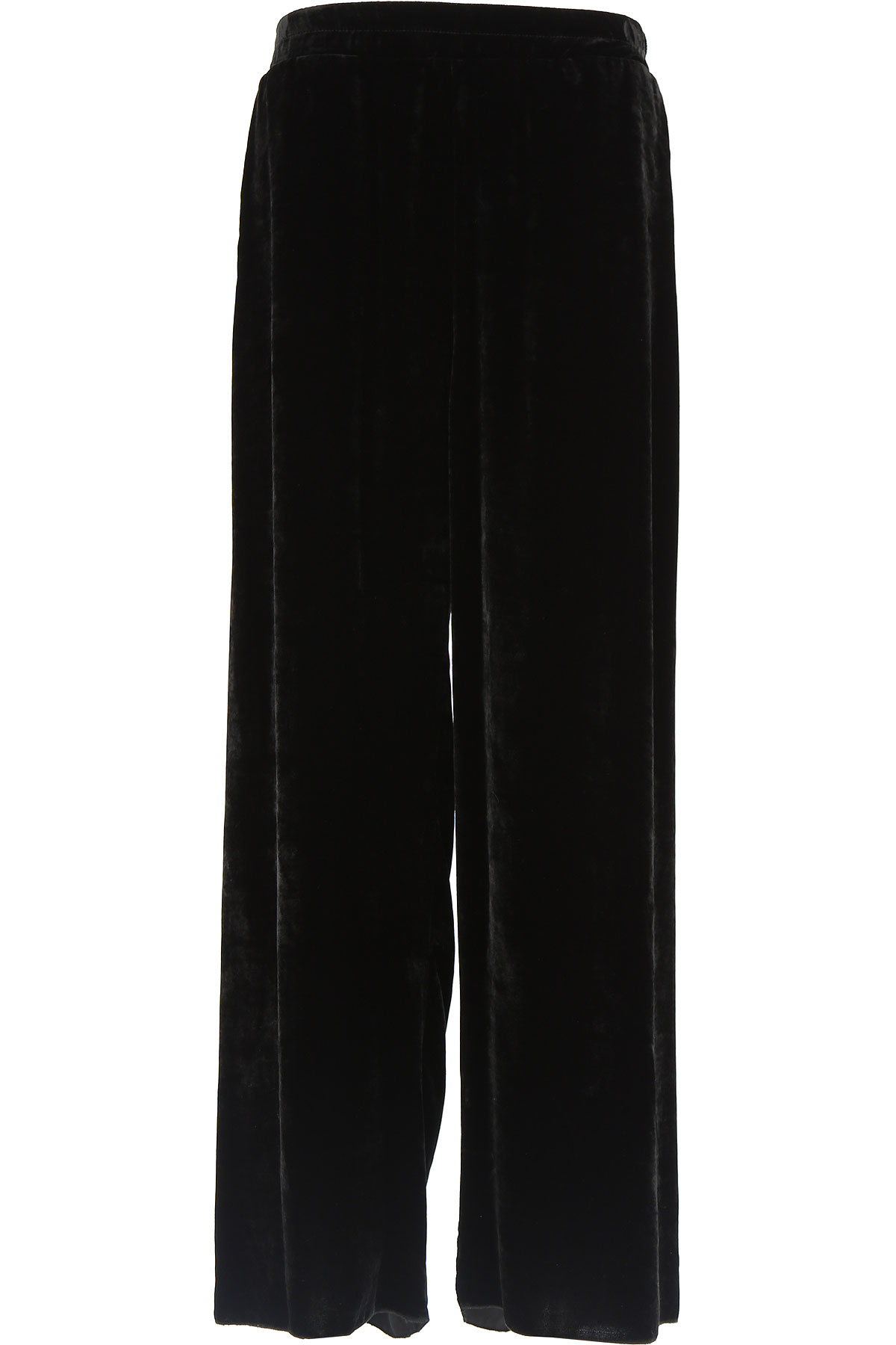 Trussardi Pantalon Femme , Noir, Viscose, 2017, 42 44
