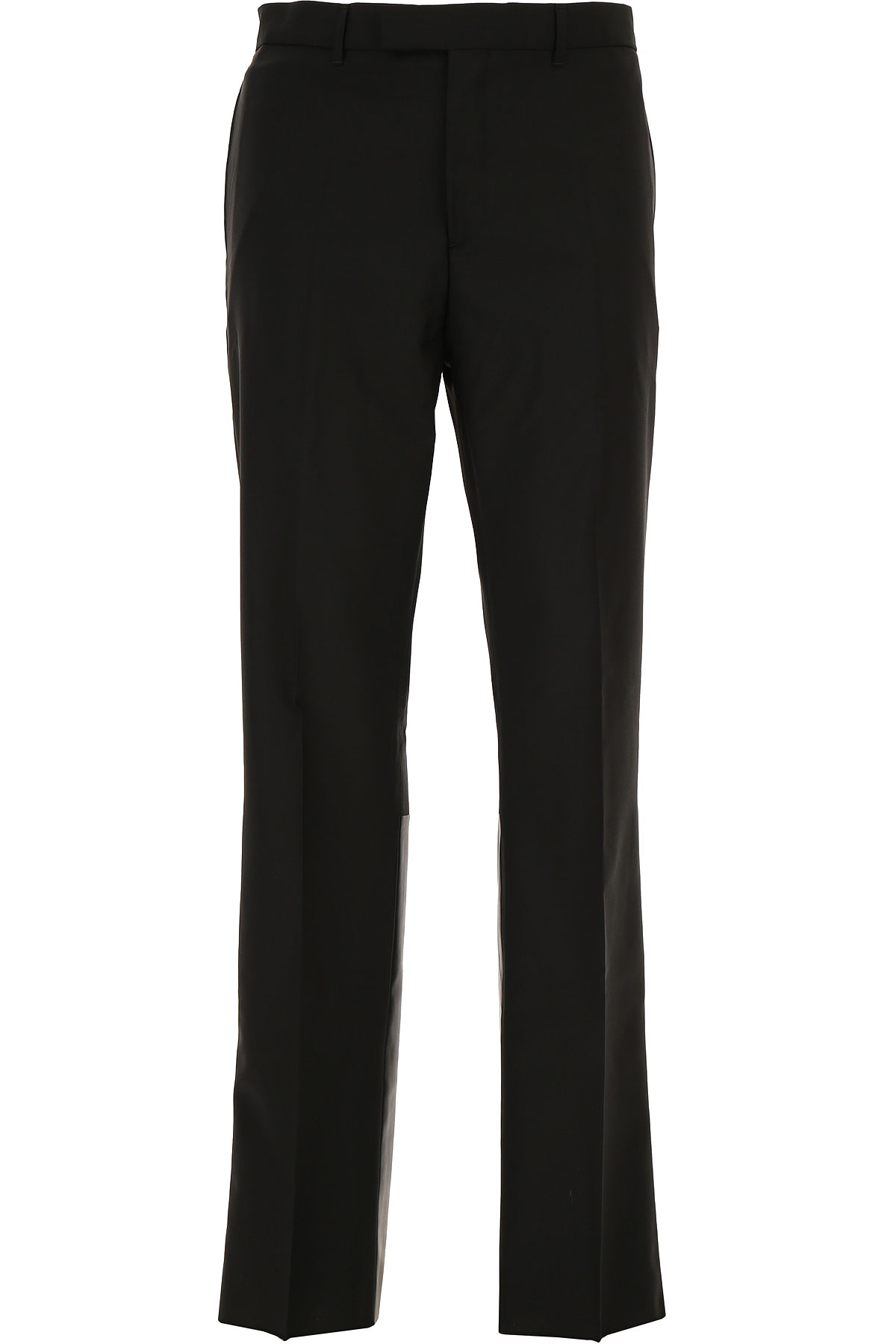 Valentino Pantalon Homme Outlet, Noir, Laine, 2017, 50 L M S