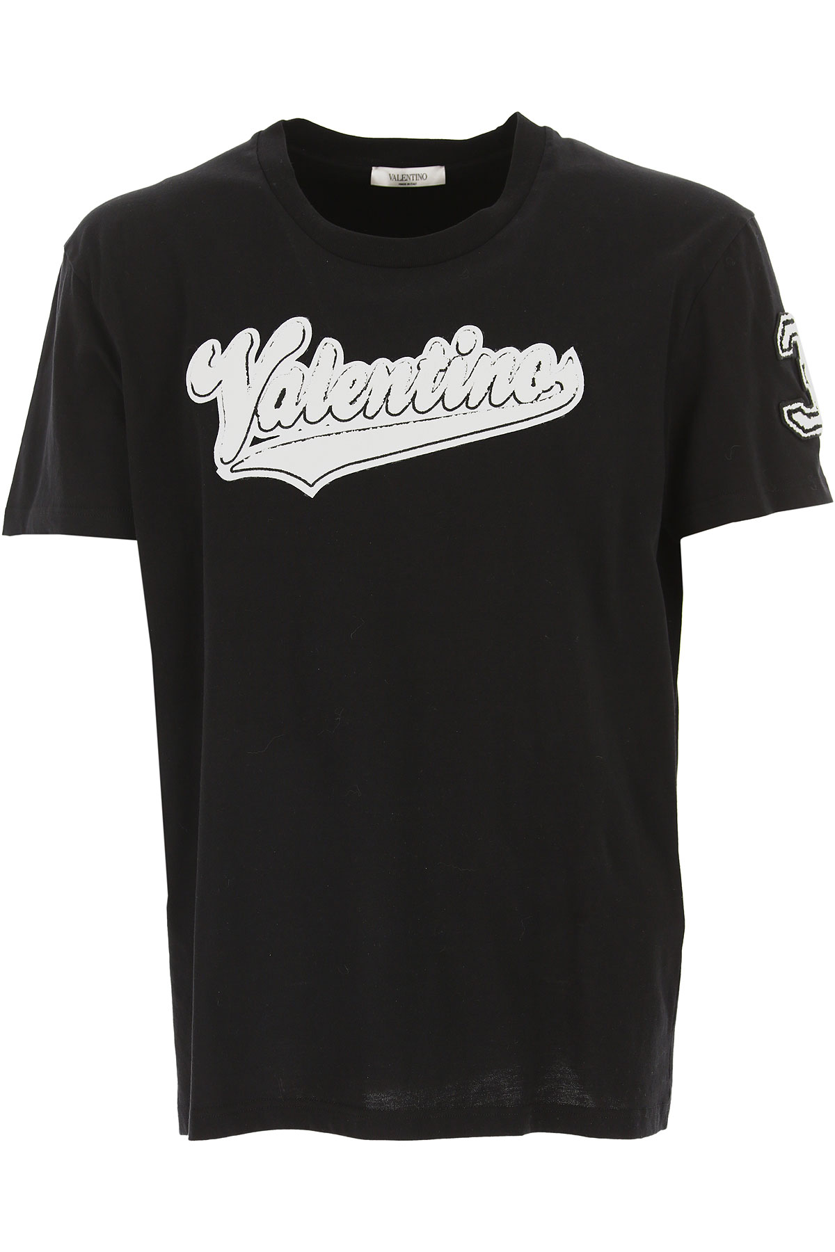 Valentino T-shirt Homme, Noir, Coton, 2017, L M S XS
