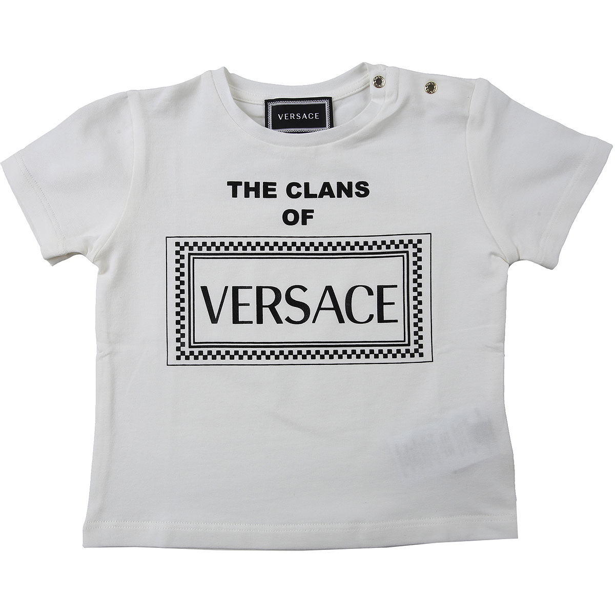 Versace Baby T-Shirt für Jungen Günstig im Sale, Weiss, Baumwolle, 2017, 18M 24M 2Y 3Y