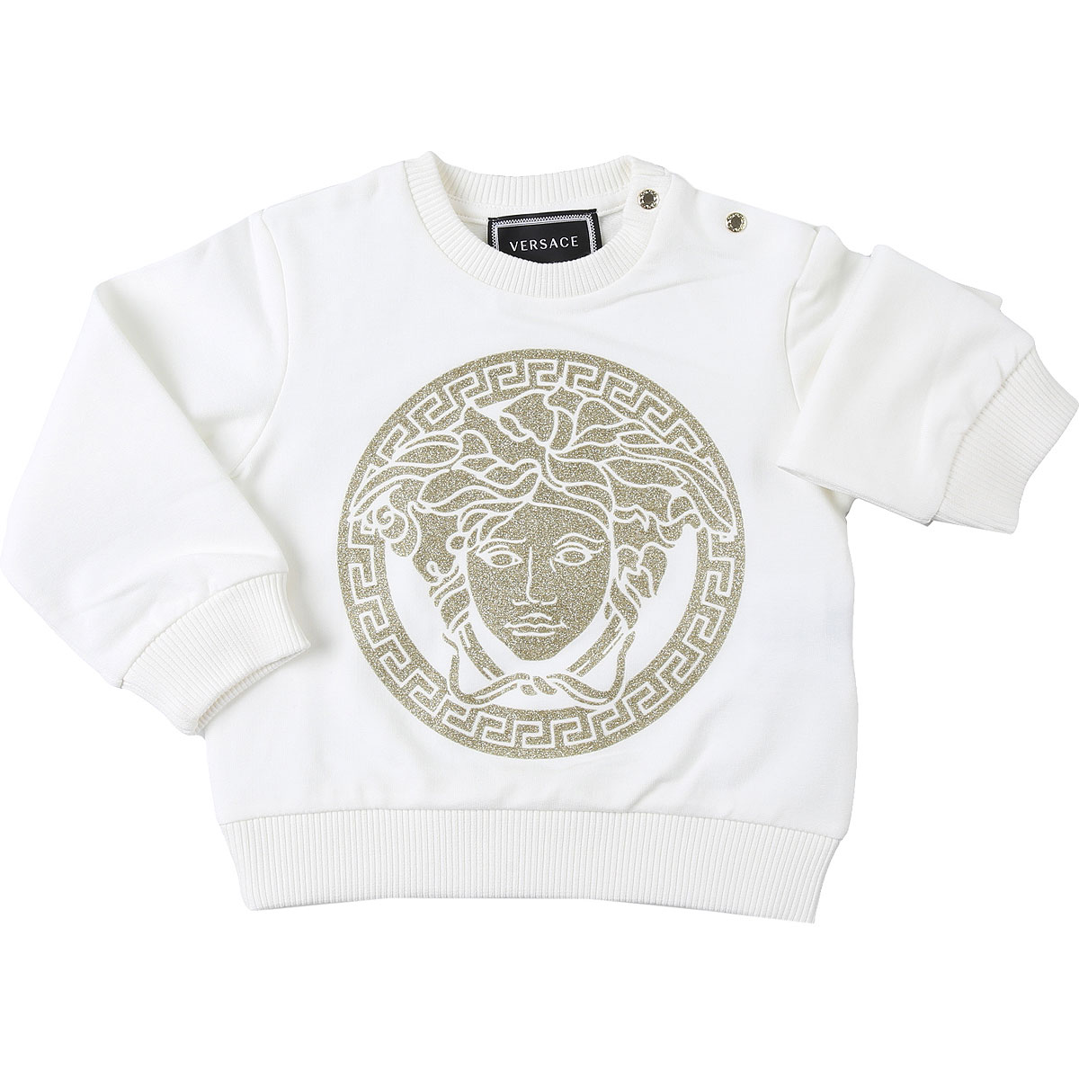 Versace Baby Sweatshirt & Kapuzenpullover für Mädchen Günstig im Sale, Weiss, Baumwolle, 2017, 12M 18M 24M 2Y 3Y 6M 9M