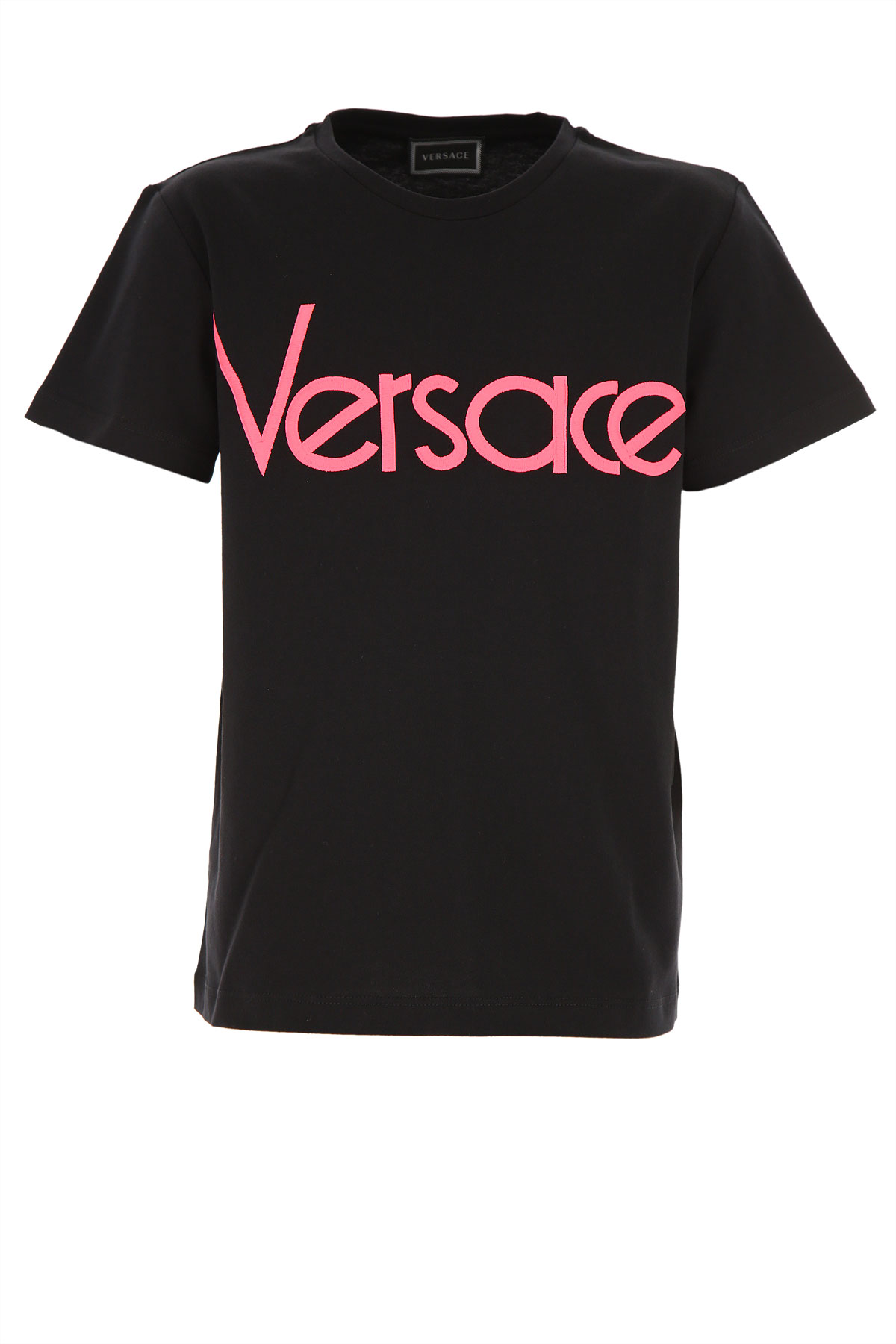 Versace Kinder T-Shirt für Mädchen Günstig im Sale, Schwarz, Baumwolle, 2017, 10Y 12Y 8Y
