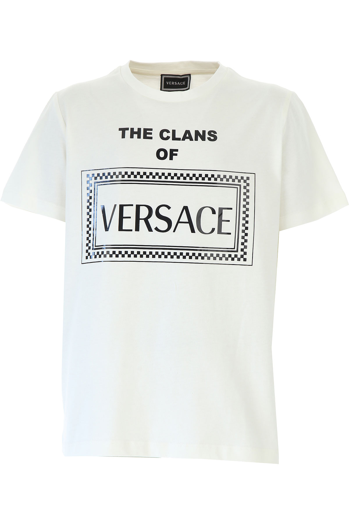 Versace Kinder T-Shirt für Jungen Günstig im Sale, Weiss, Baumwolle, 2017, 10Y 12Y 14Y 4Y 6Y 8Y