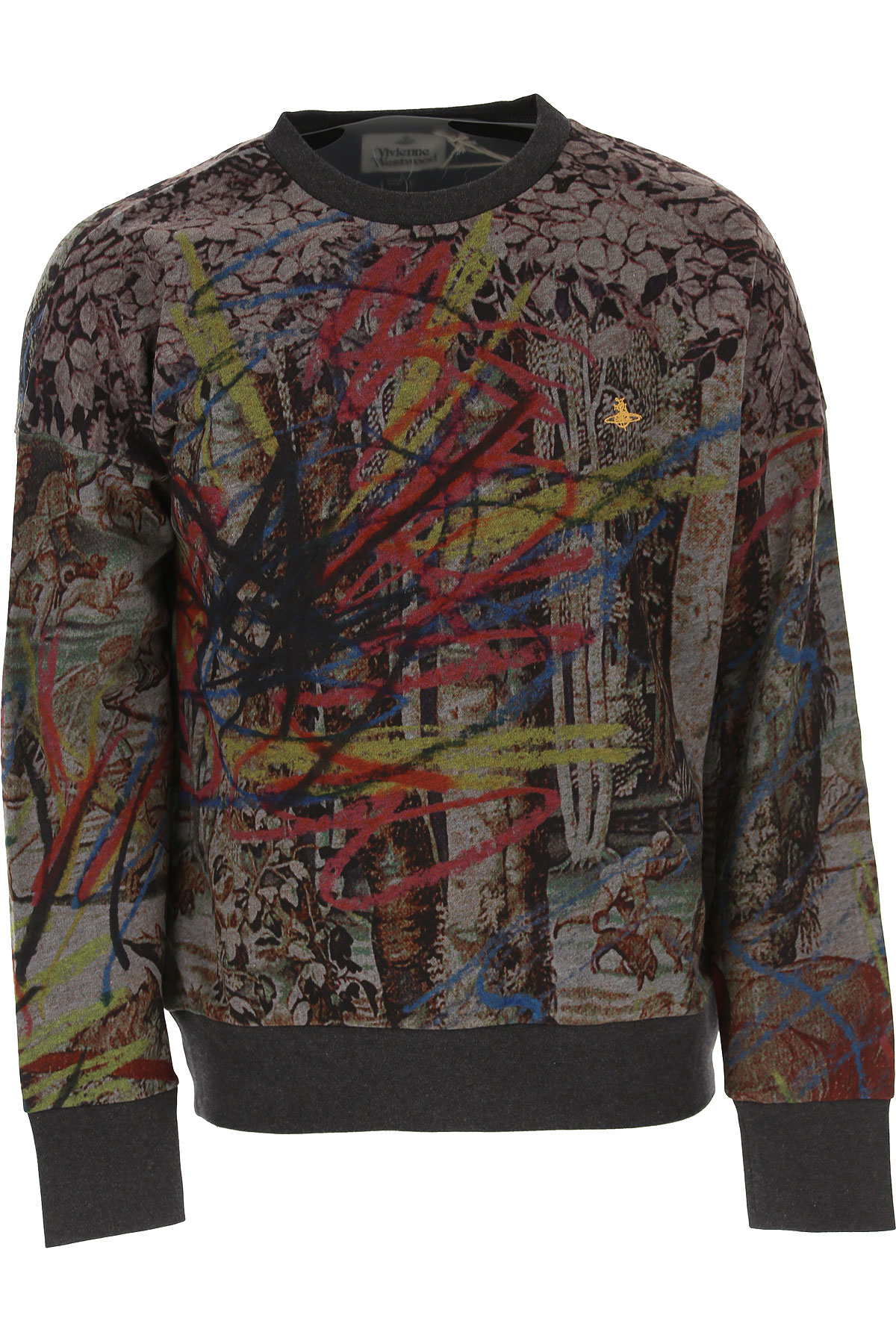 Vivienne Westwood Sweatshirt für Herren, Kapuzenpulli, Hoodie, Sweats Günstig im Sale, Mehrfarbig, Baumwolle, 2017, L M S