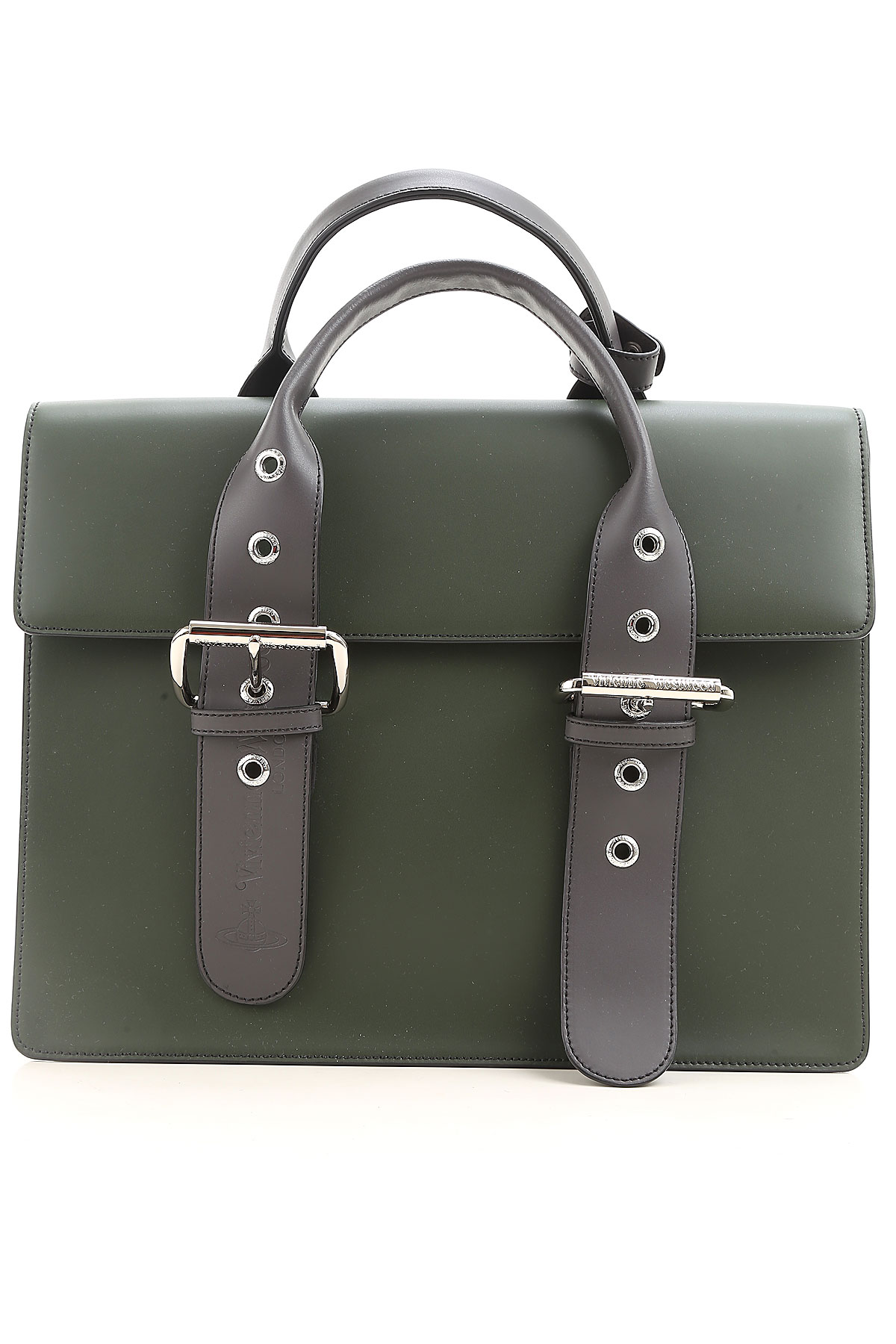 Vivienne Westwood Handbags, Vert foncé, Cuir, 2017