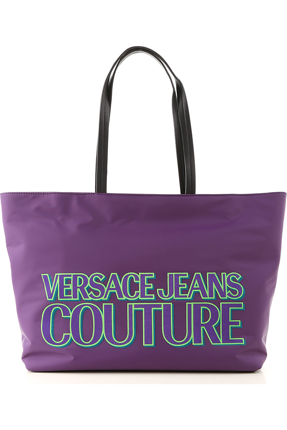 Versace Jeans Couture Tragetasche für Damen Günstig im Sale, Pupur, Nylon, 2017