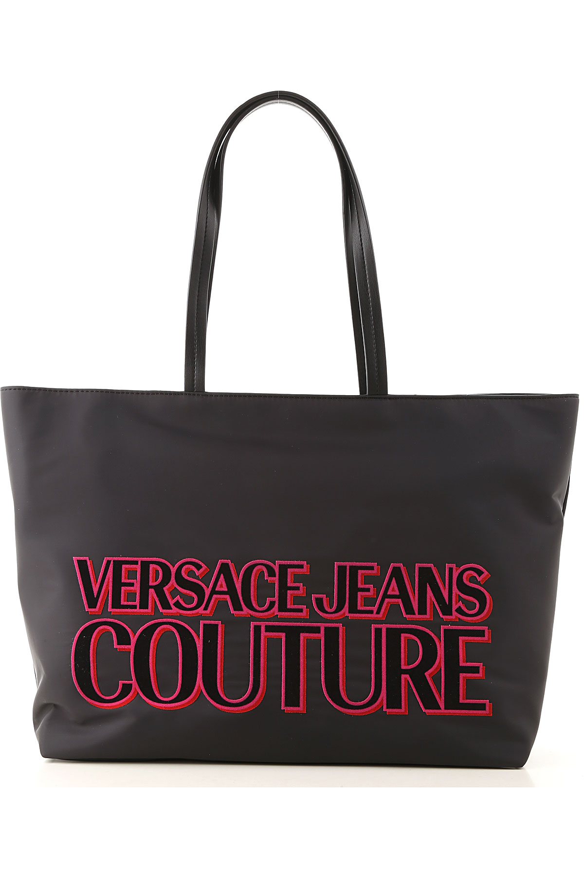 Versace Jeans Couture Tragetasche für Damen Günstig im Sale, Schwarz, Nylon, 2017