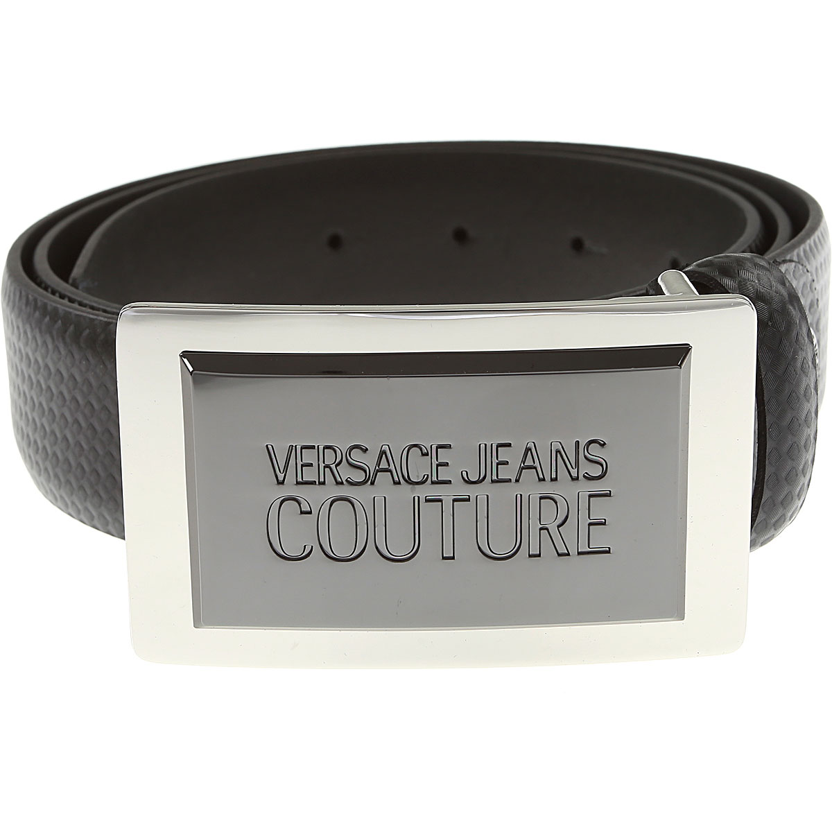 Versace Jeans Couture Herrengürtel Günstig im Sale, Schwarz, Leder, 2017, 105 90