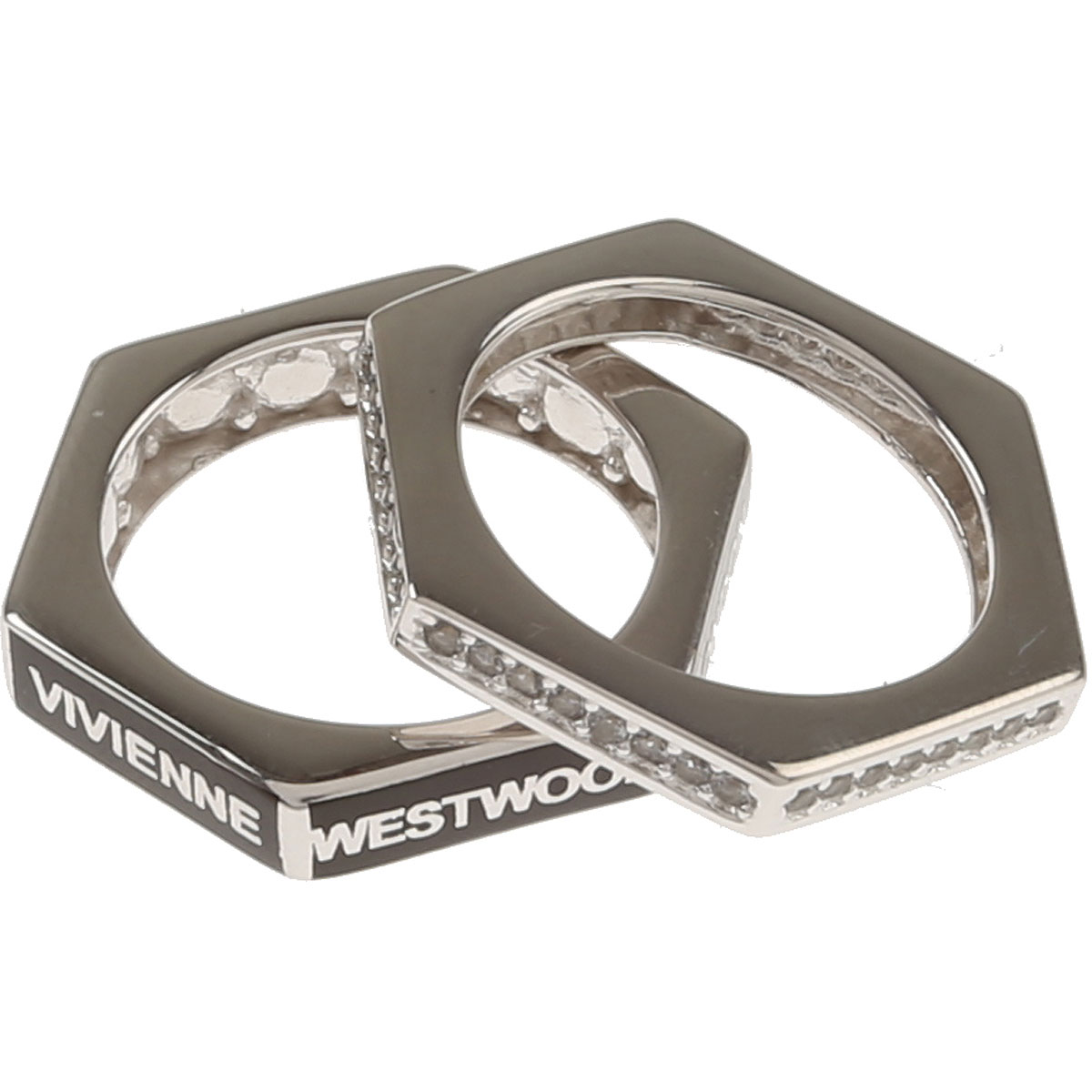 Vivienne Westwood Ring für Herren Günstig im Sale, Silber, Rhodium, 2017, L M XL