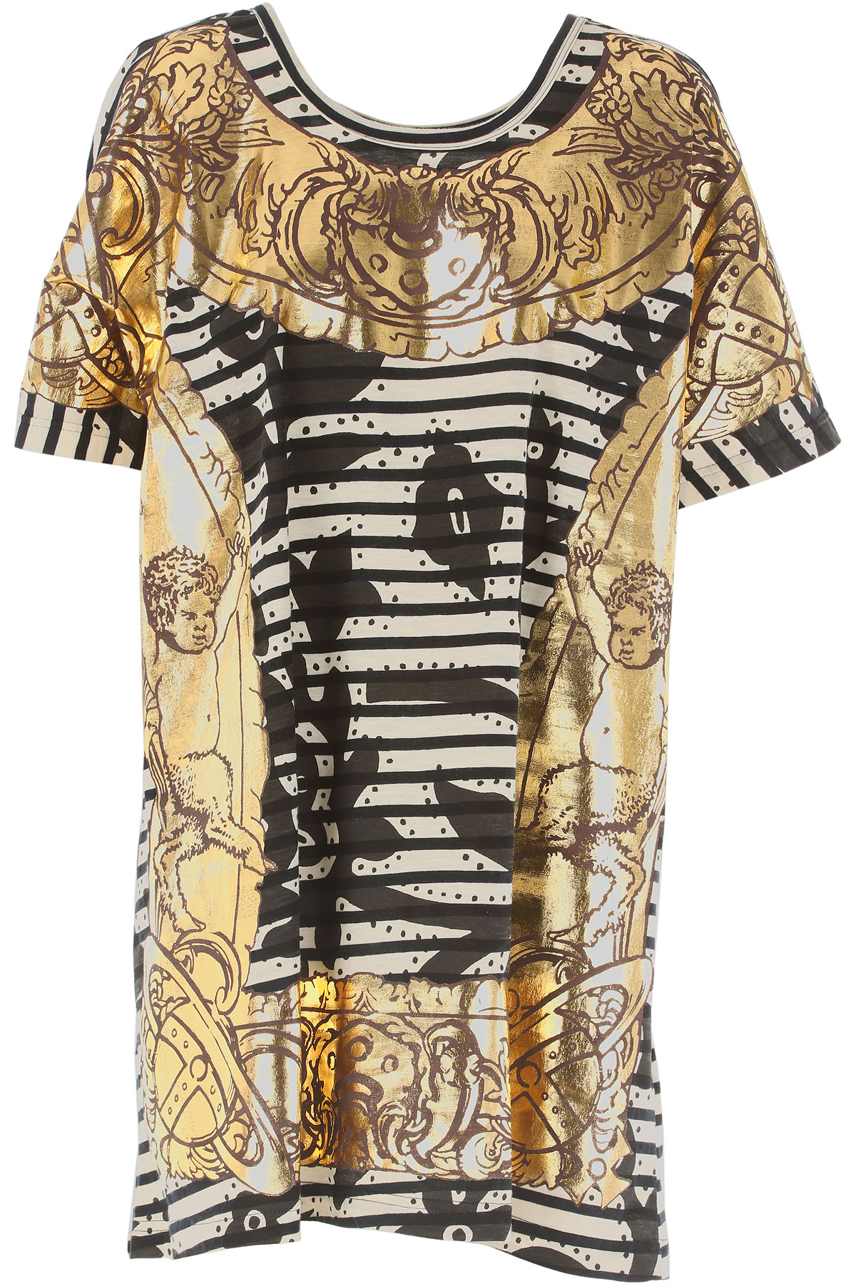 Vivienne Westwood T-shirt Femme , Or, Coton, 2017