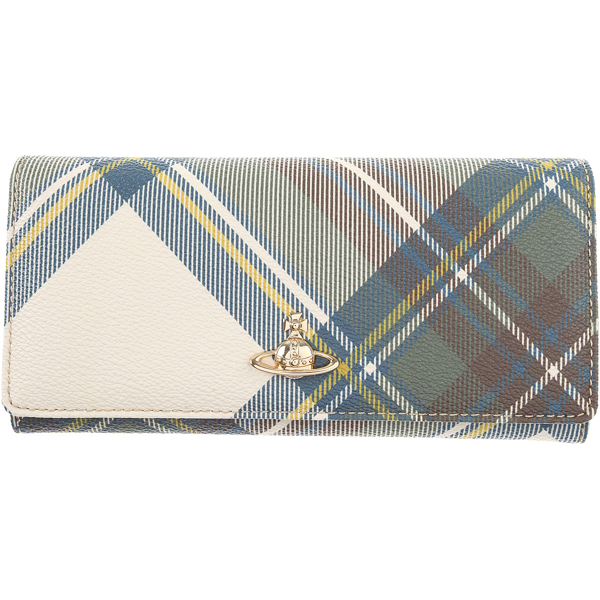 Vivienne Westwood Brieftasche für Damen, Portemonnaie, Geldbörsen, Geldbeutel Günstig im Sale, Blau, Beschichtetes Kanvas, 2017