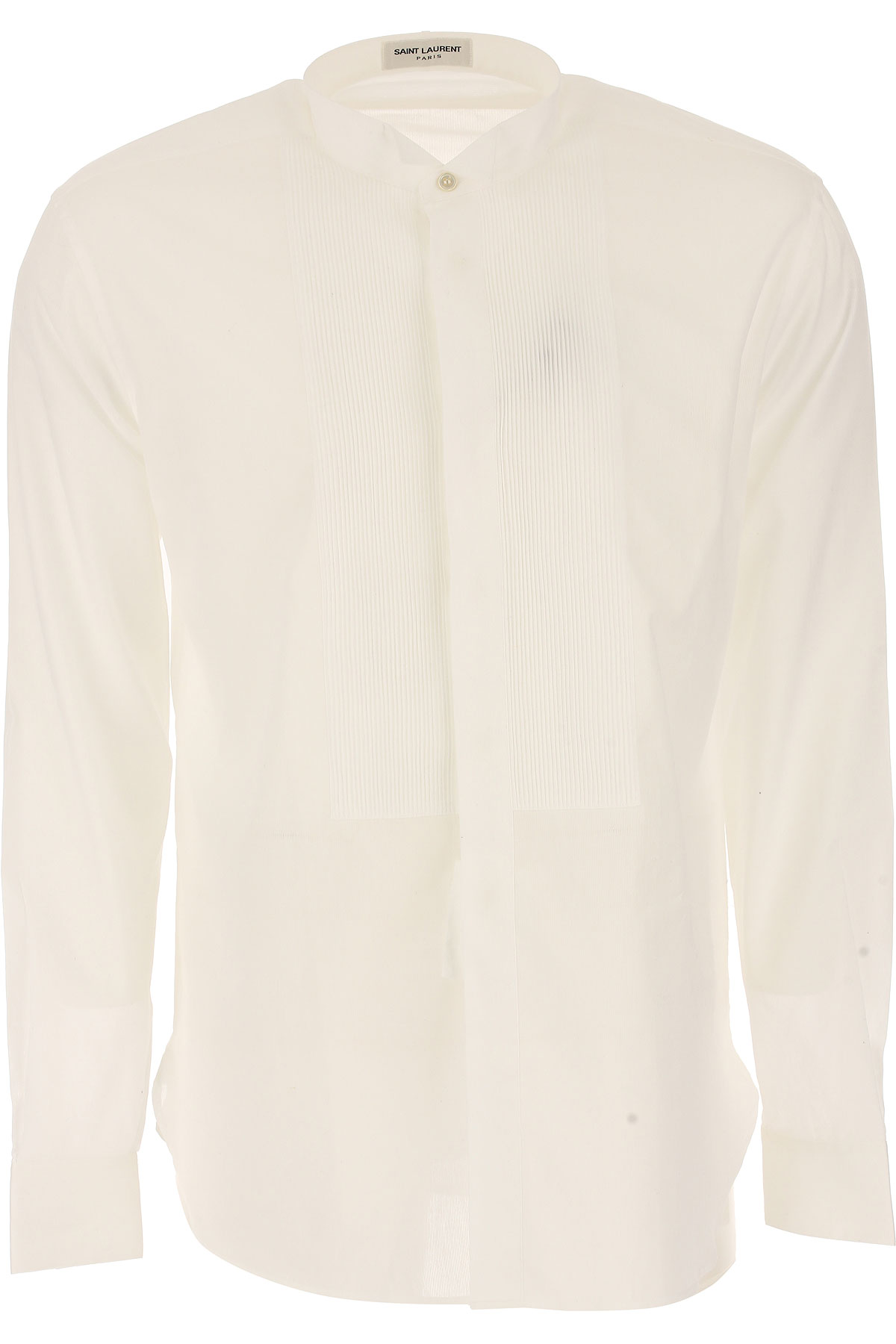 Yves Saint Laurent Chemise Homme, Blanc, Coton, 2017, 40 41 42