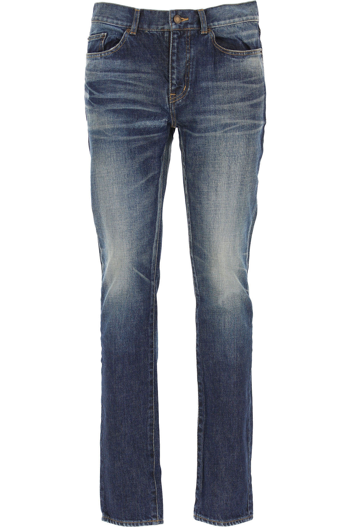 Yves Saint Laurent Jeans, Bluejeans, Denim Jeans für Herren Günstig im Outlet Sale, Dunkelblau, Baumwolle, 2017, 46 48 50