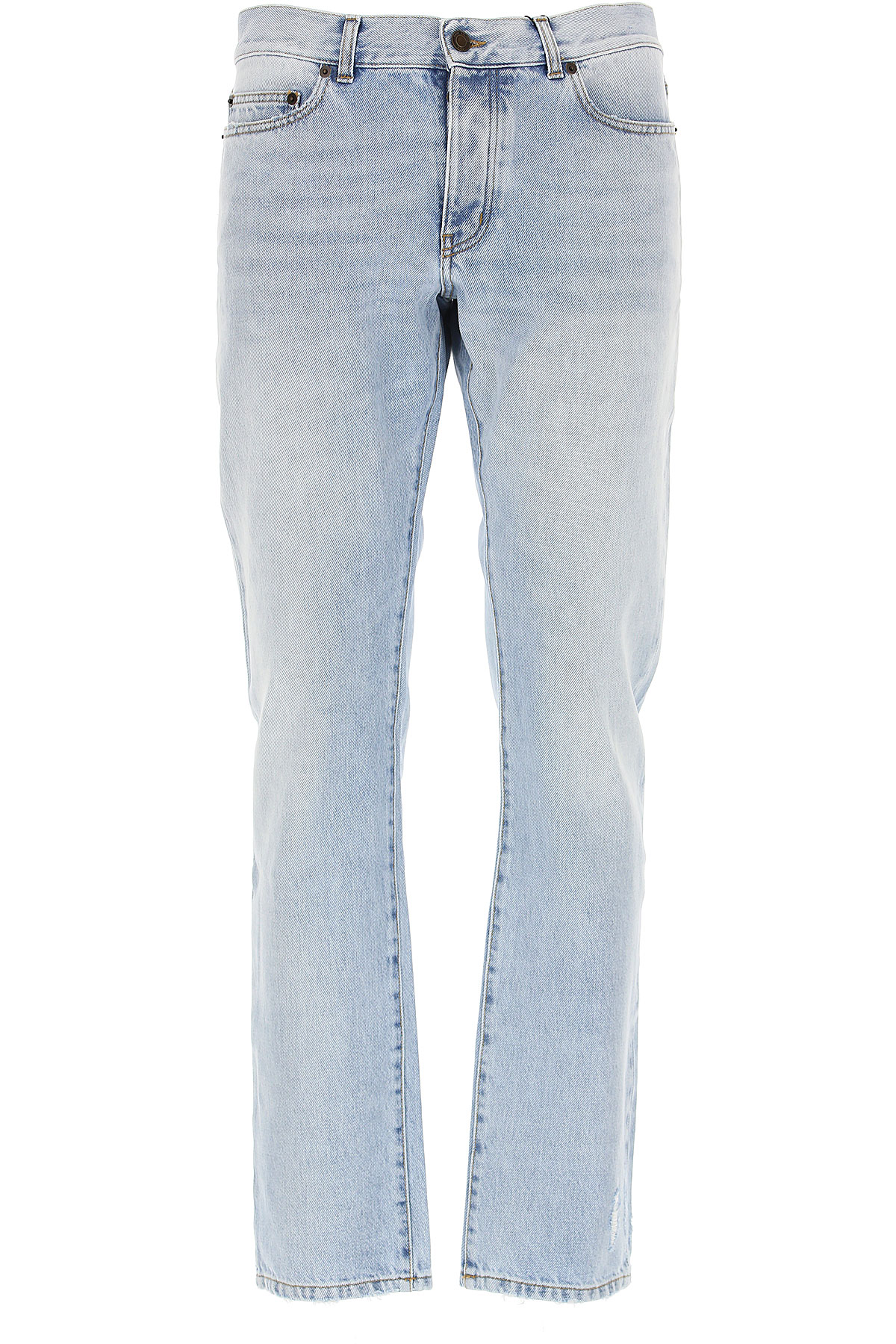 Yves Saint Laurent Jeans, Bluejeans, Denim Jeans für Herren Günstig im Outlet Sale, Helles Denim, Baumwolle, 2017, 46 47 48 49 50